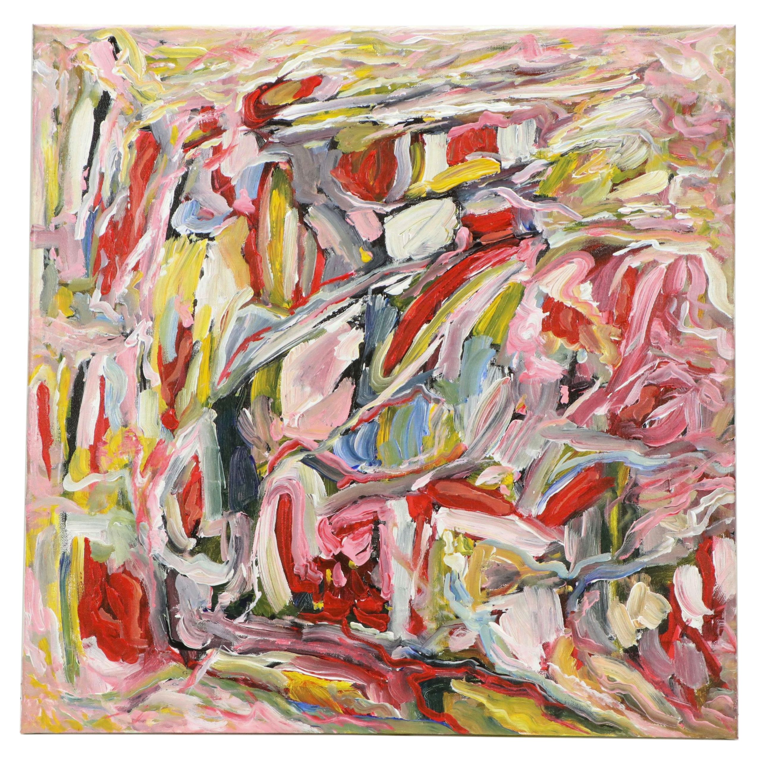 Saul Gefen Acrylic Painting "Inner Light," 2026