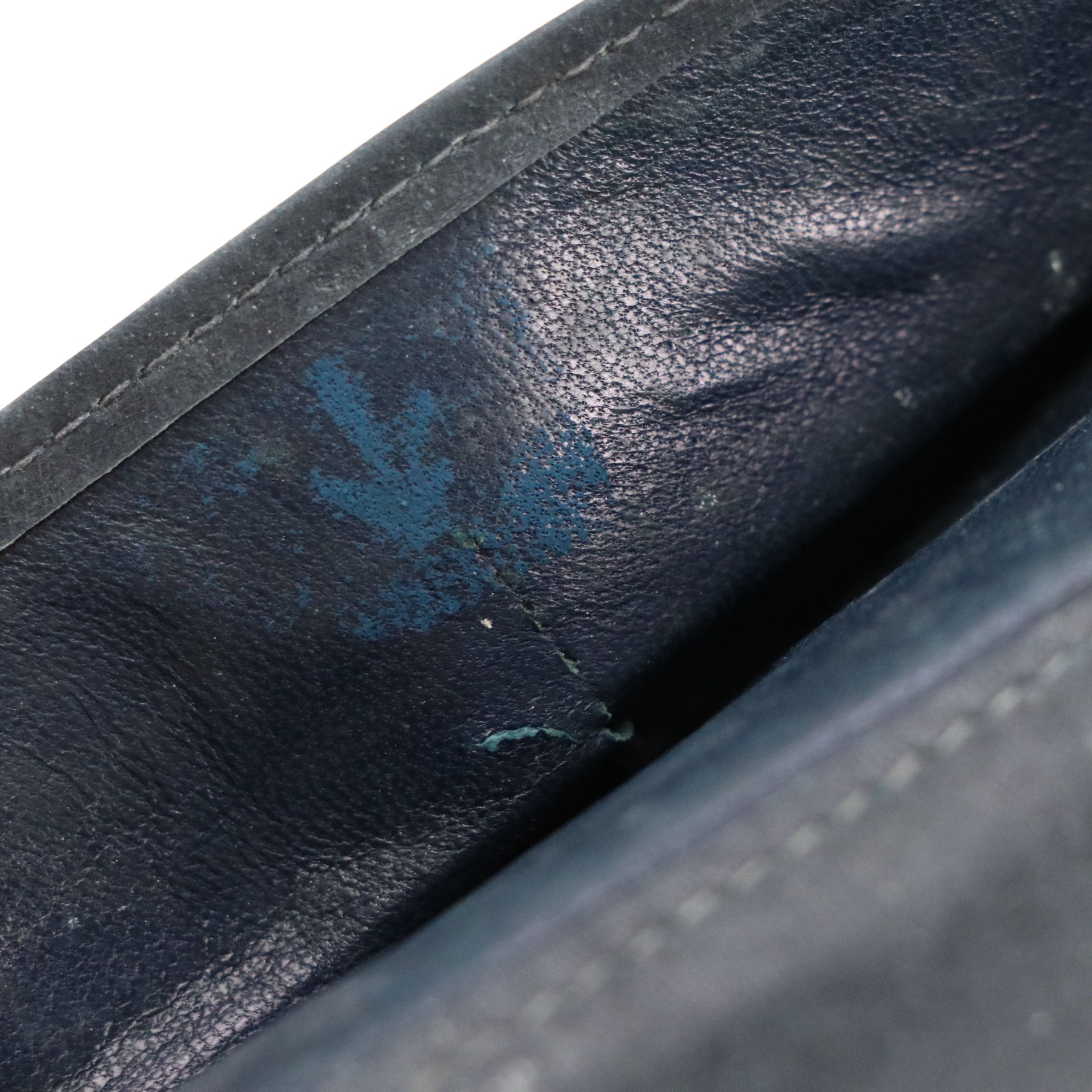 Gucci Half-Horsebit Dome Clutch Wallet in Navy GG Jacquard Canvas, circa 1960