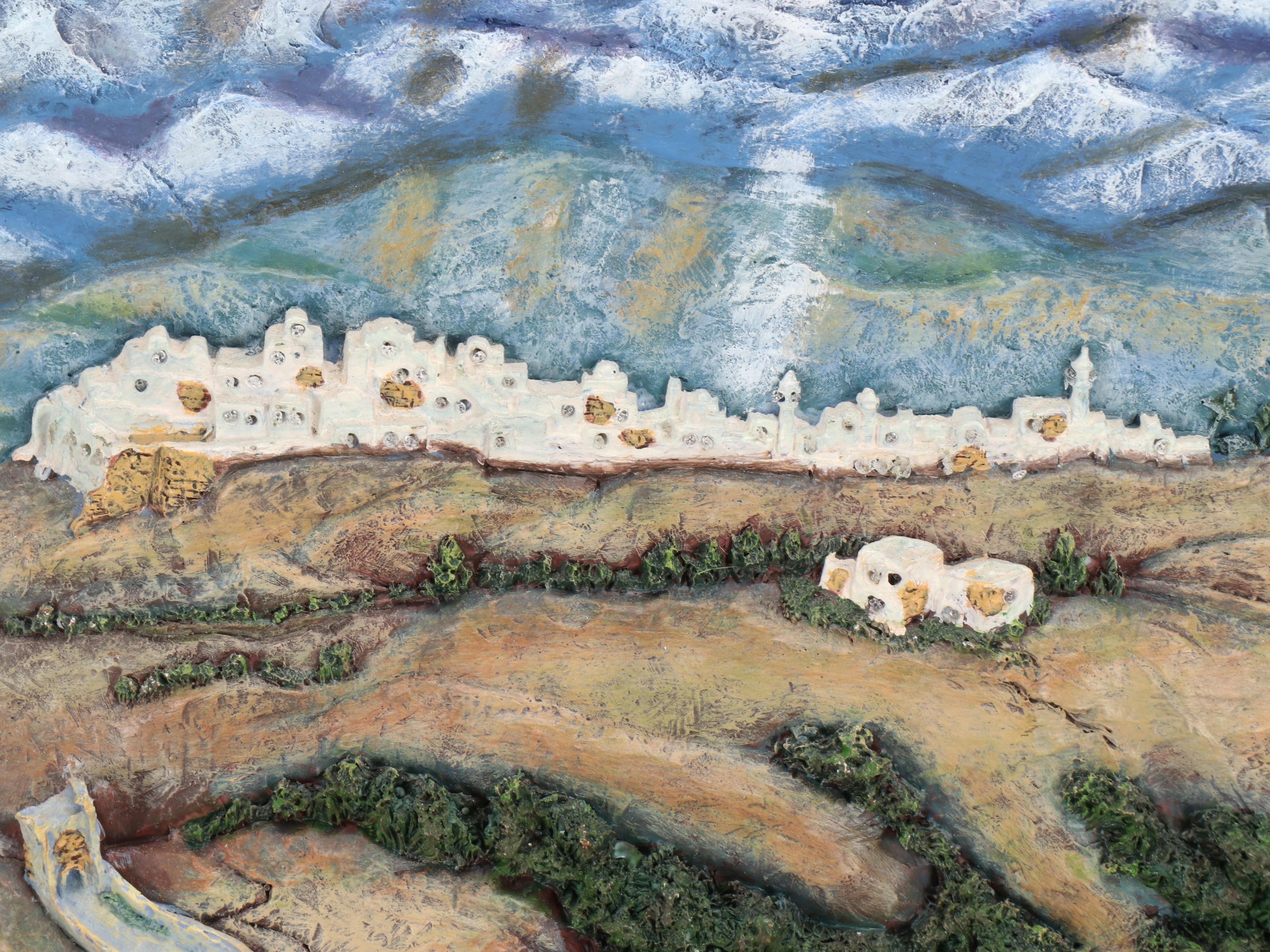 Dept. 56 "Little Town of Bethlehem" Holy Night Fiber Optic Backdrop