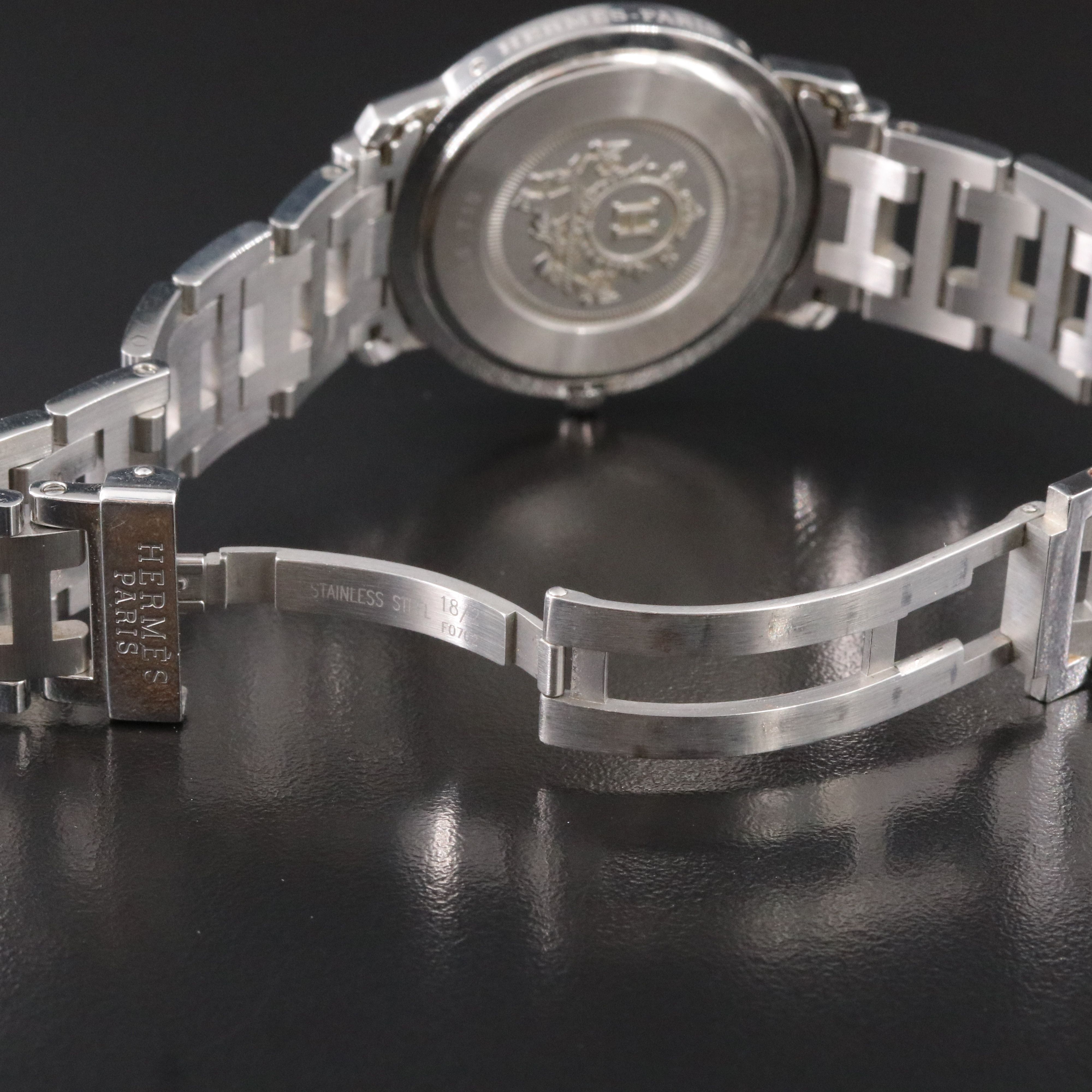 Hermès Clipper 36mm Steel CL6.710 Watch