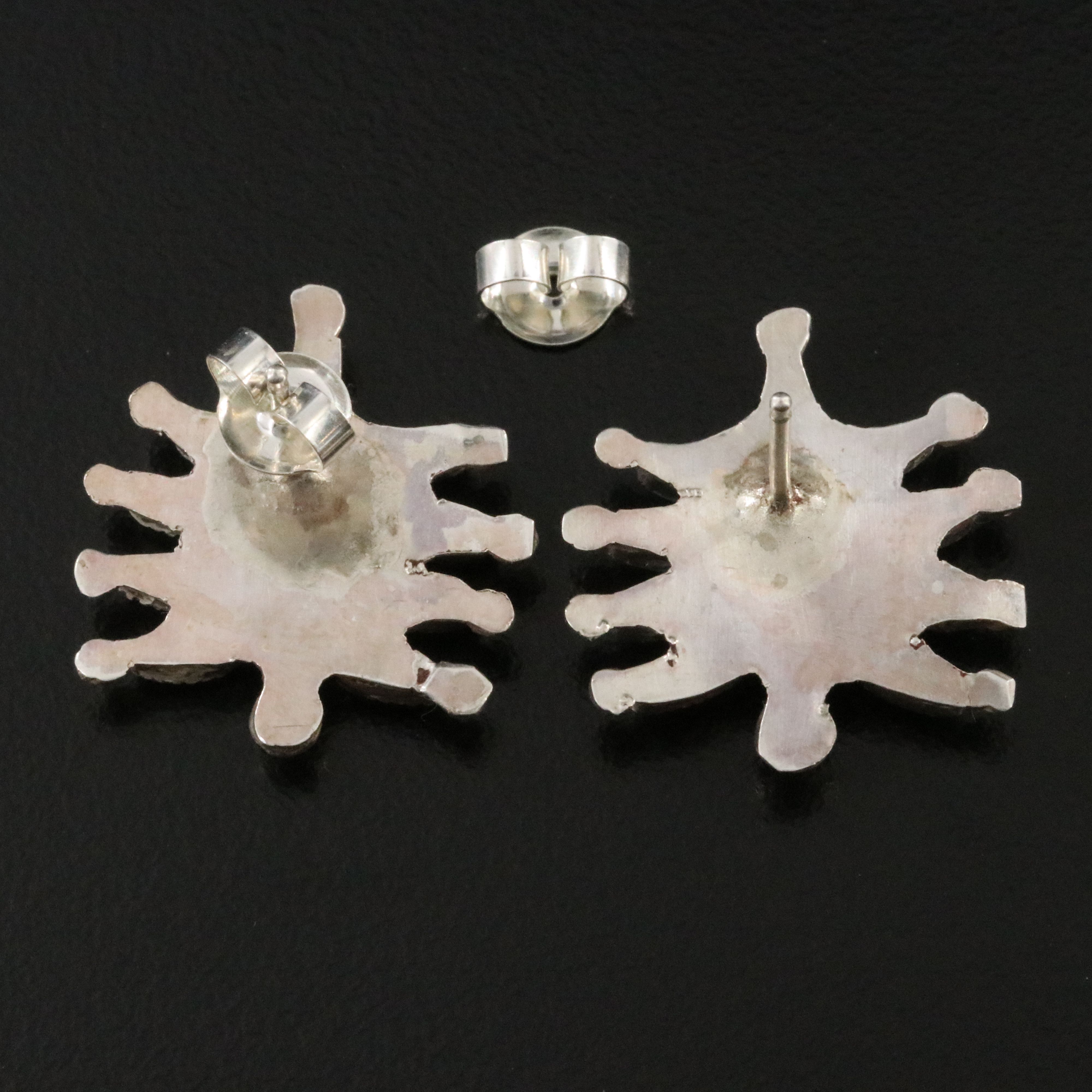 Southwestern Sterling Turquoise Earrings