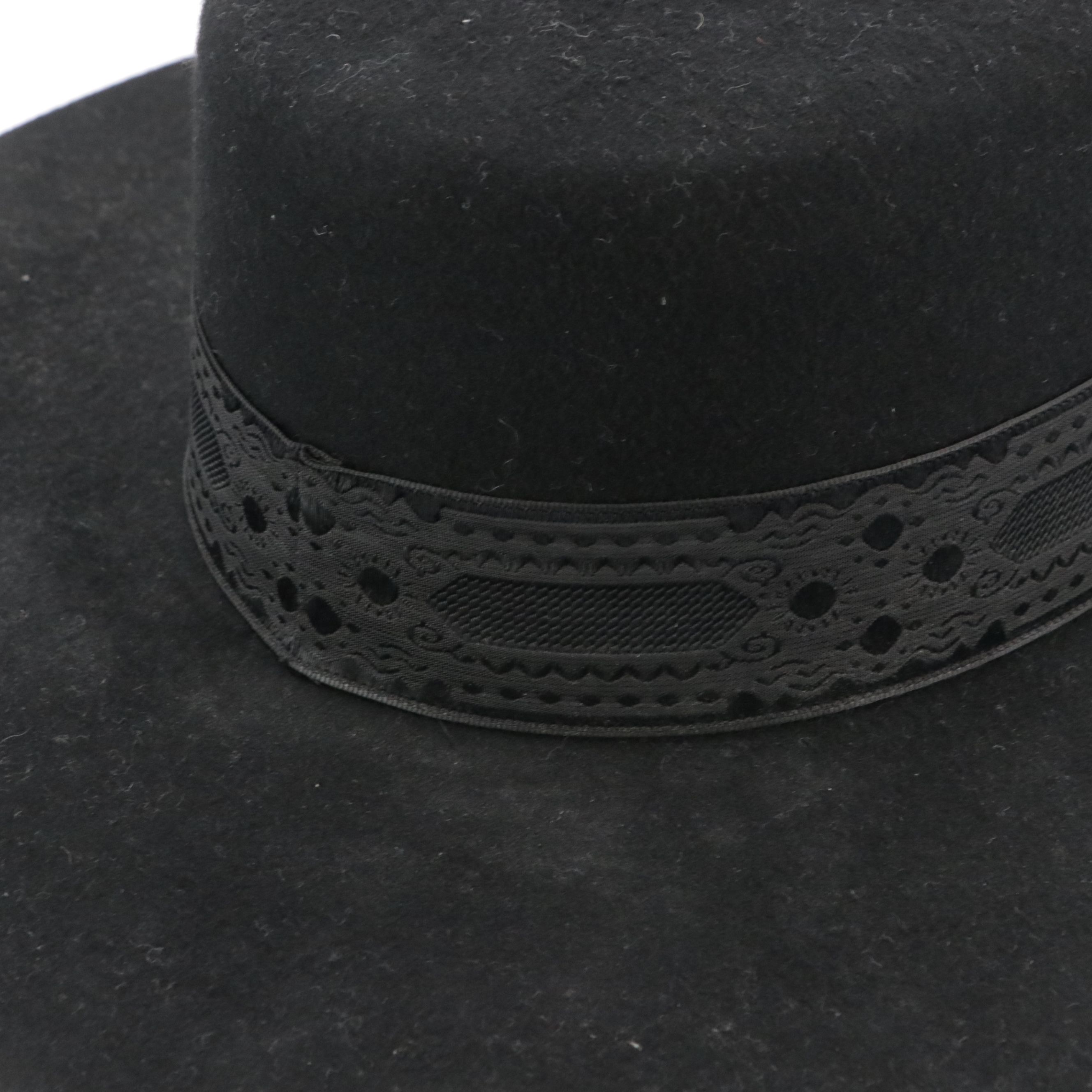 Lack of Color Black Felted Australian Wool Wide Brim Hats