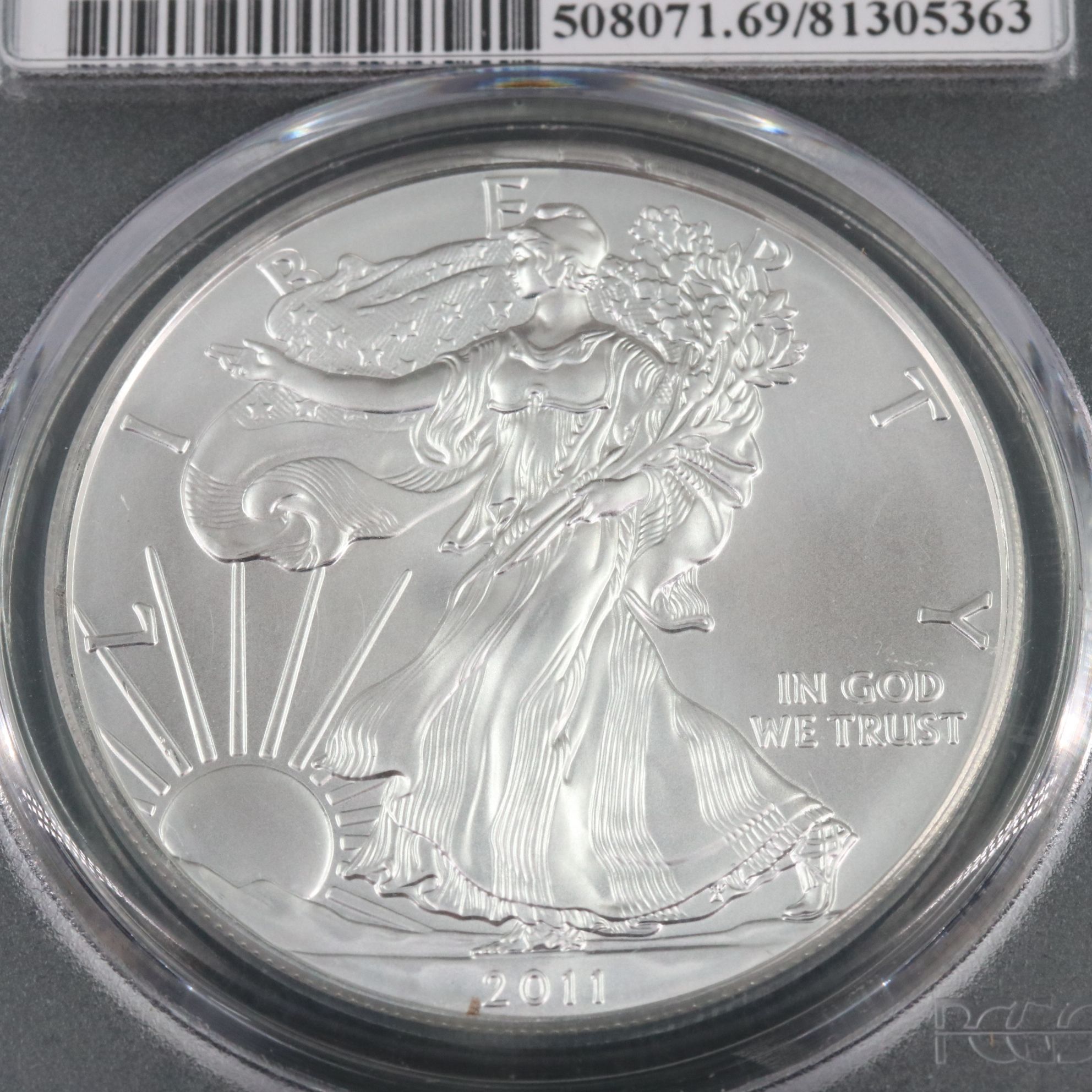PCGS Graded MS69 2011-W $1 American Silver Eagle