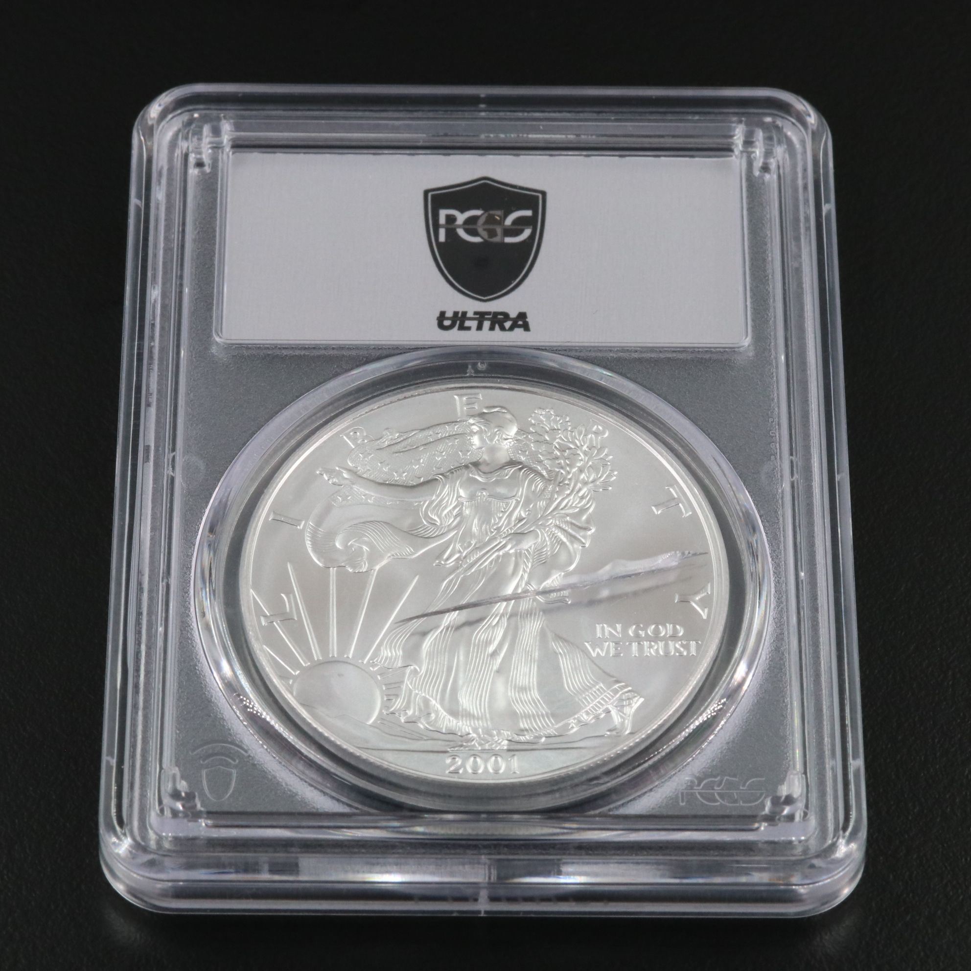 PCGS Graded MS69 2001 $1 U.S. Silver Eagle