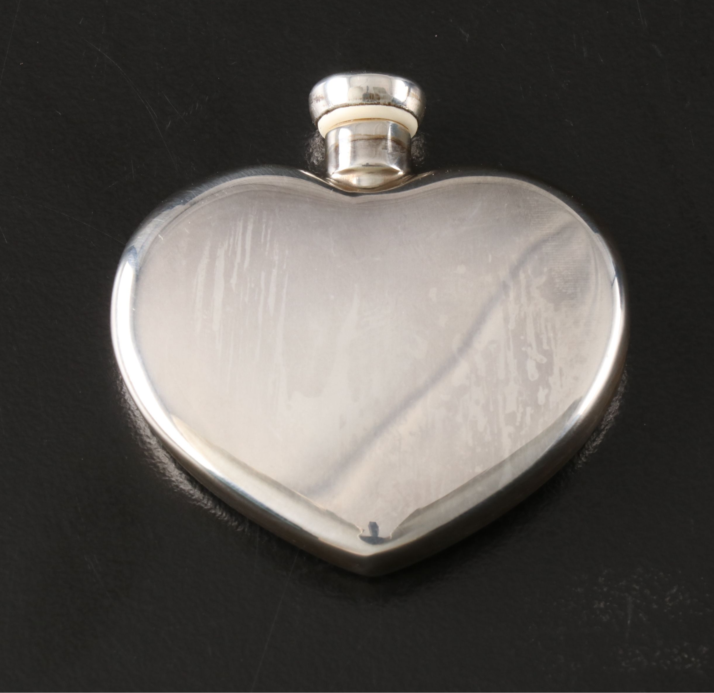Tiffany & Co. Sterling Silver Heart Shape Perfume Bottle