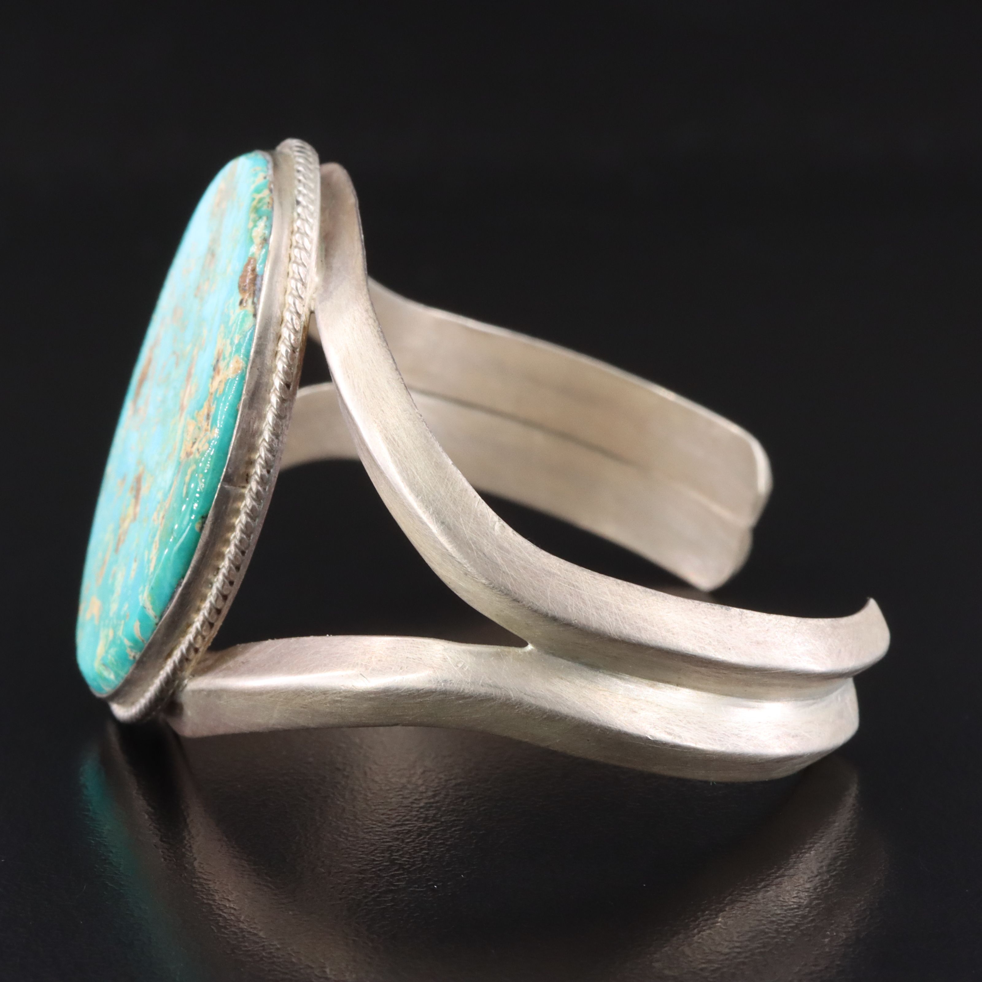 Southwestern Sterling Turquoise Cuff