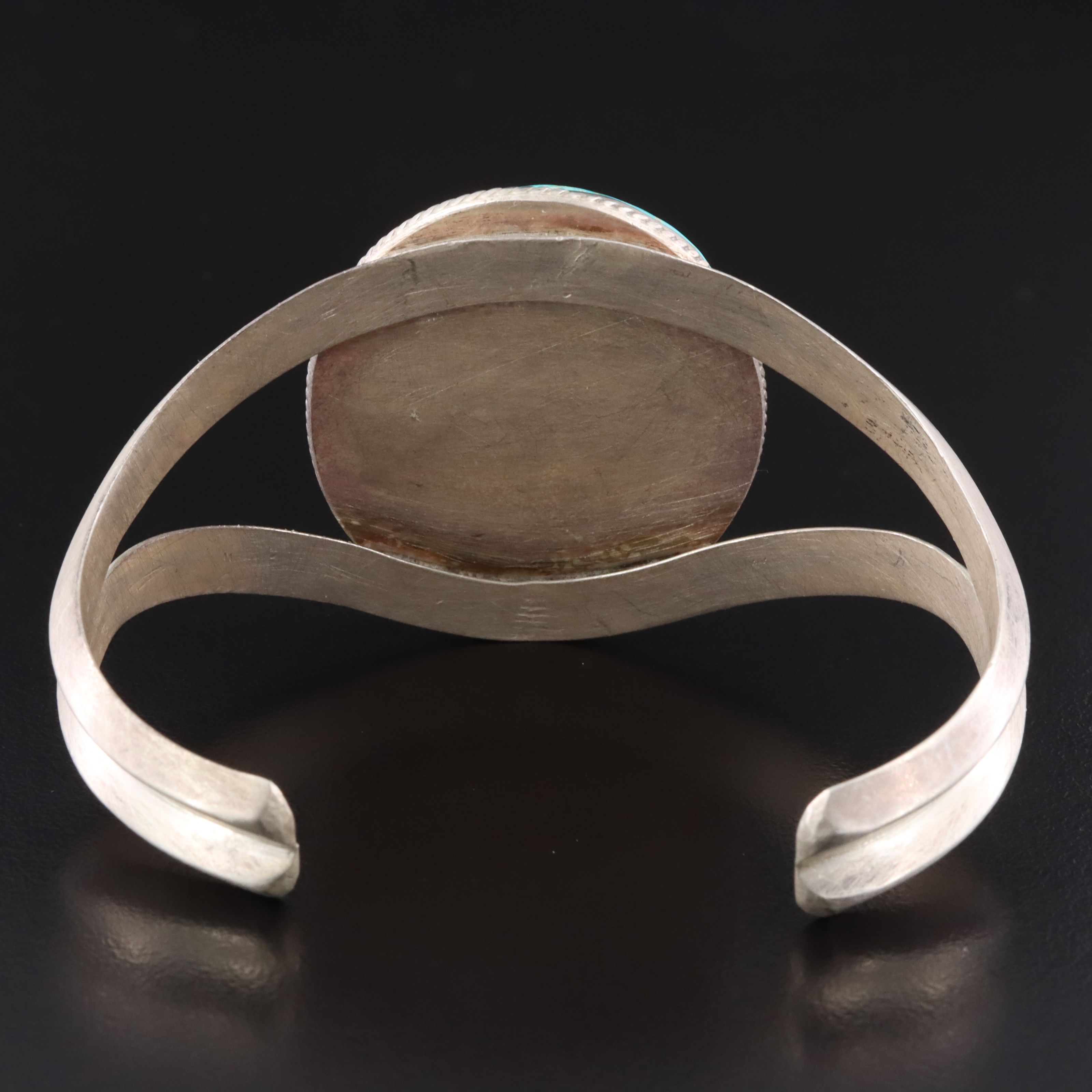 Southwestern Sterling Turquoise Cuff