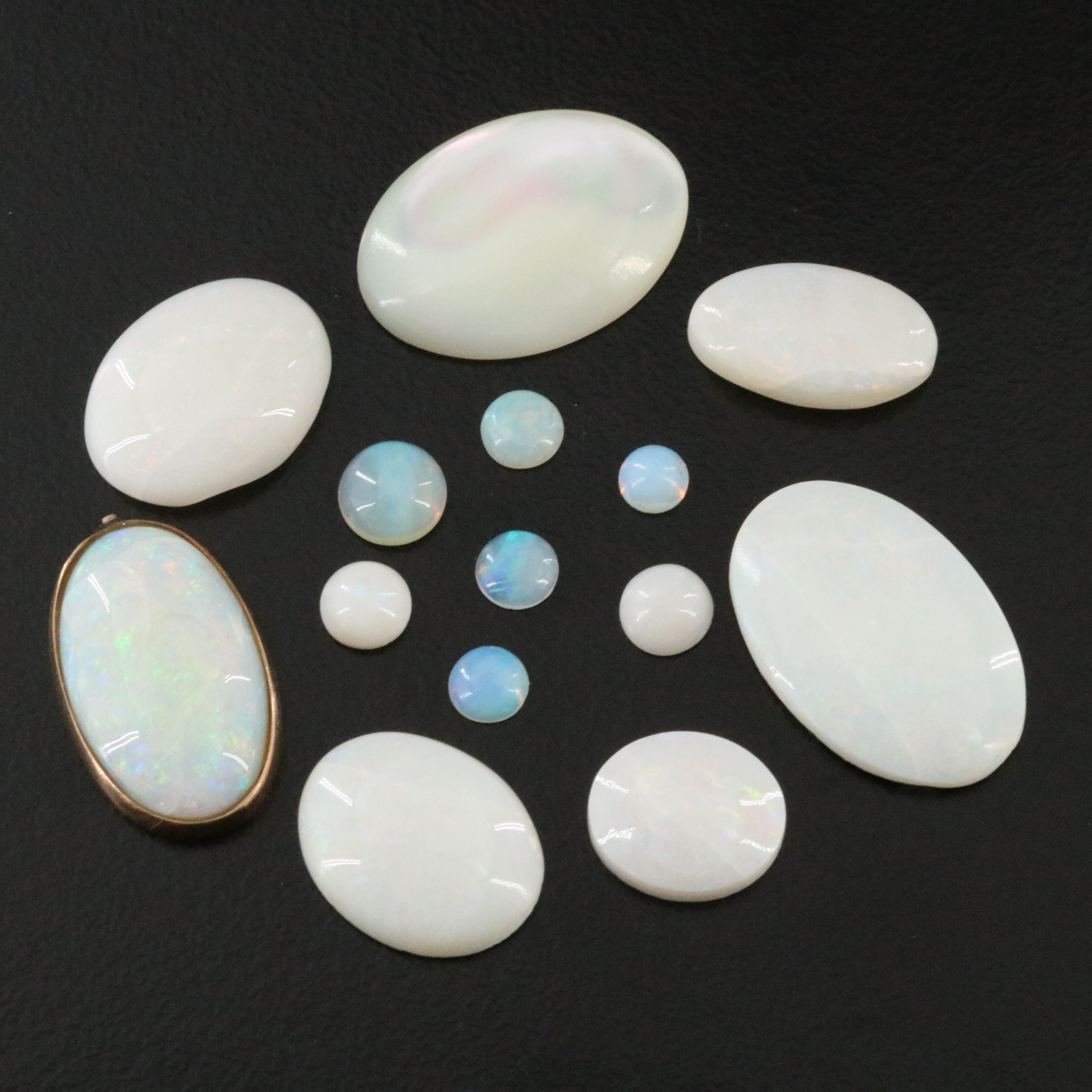 Loose 20.85 CTW Opals and Mother-of-Pearl