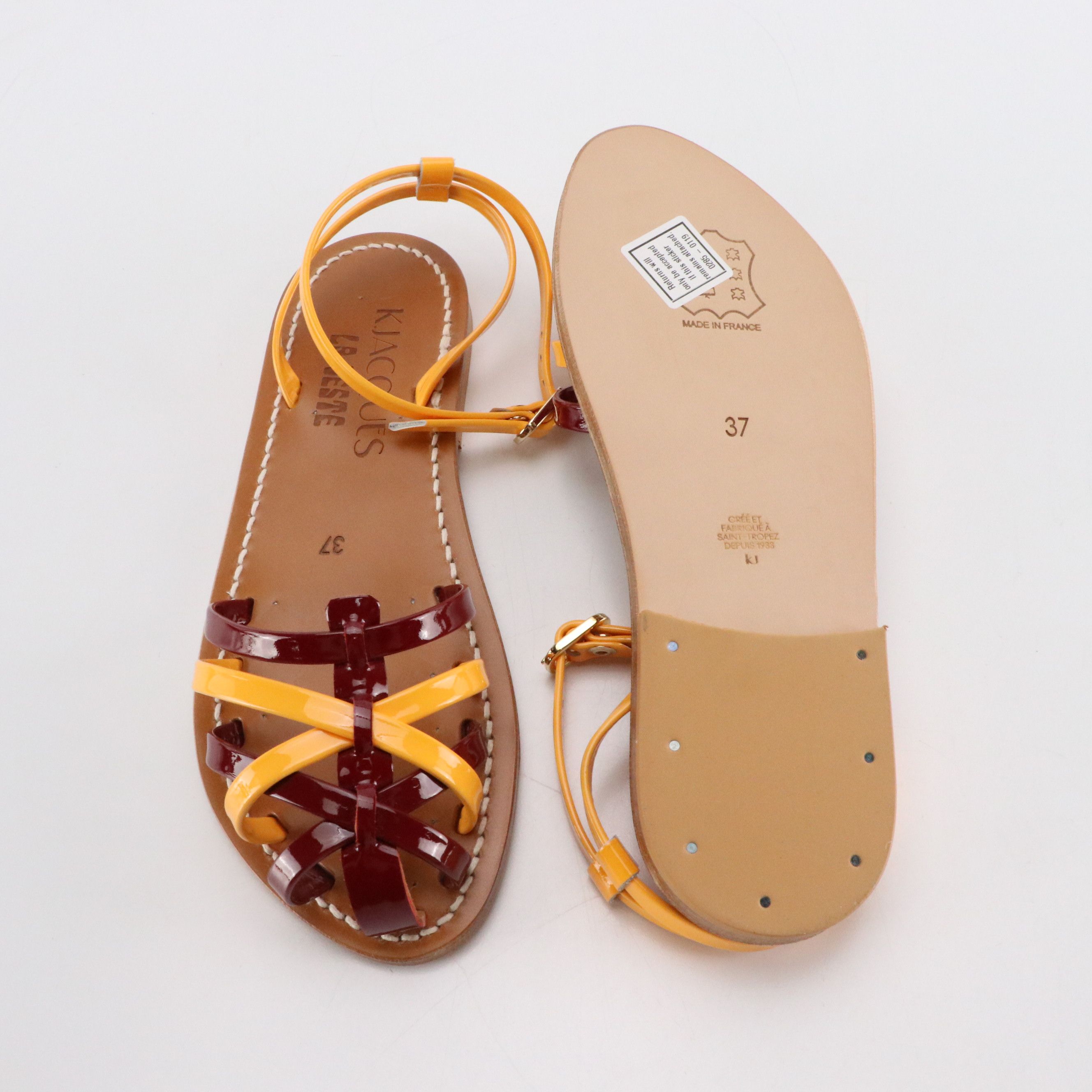 K. Jacques x La Veste Patent Leather Sandals, Zara Strappy Pointed-Toe Pumps