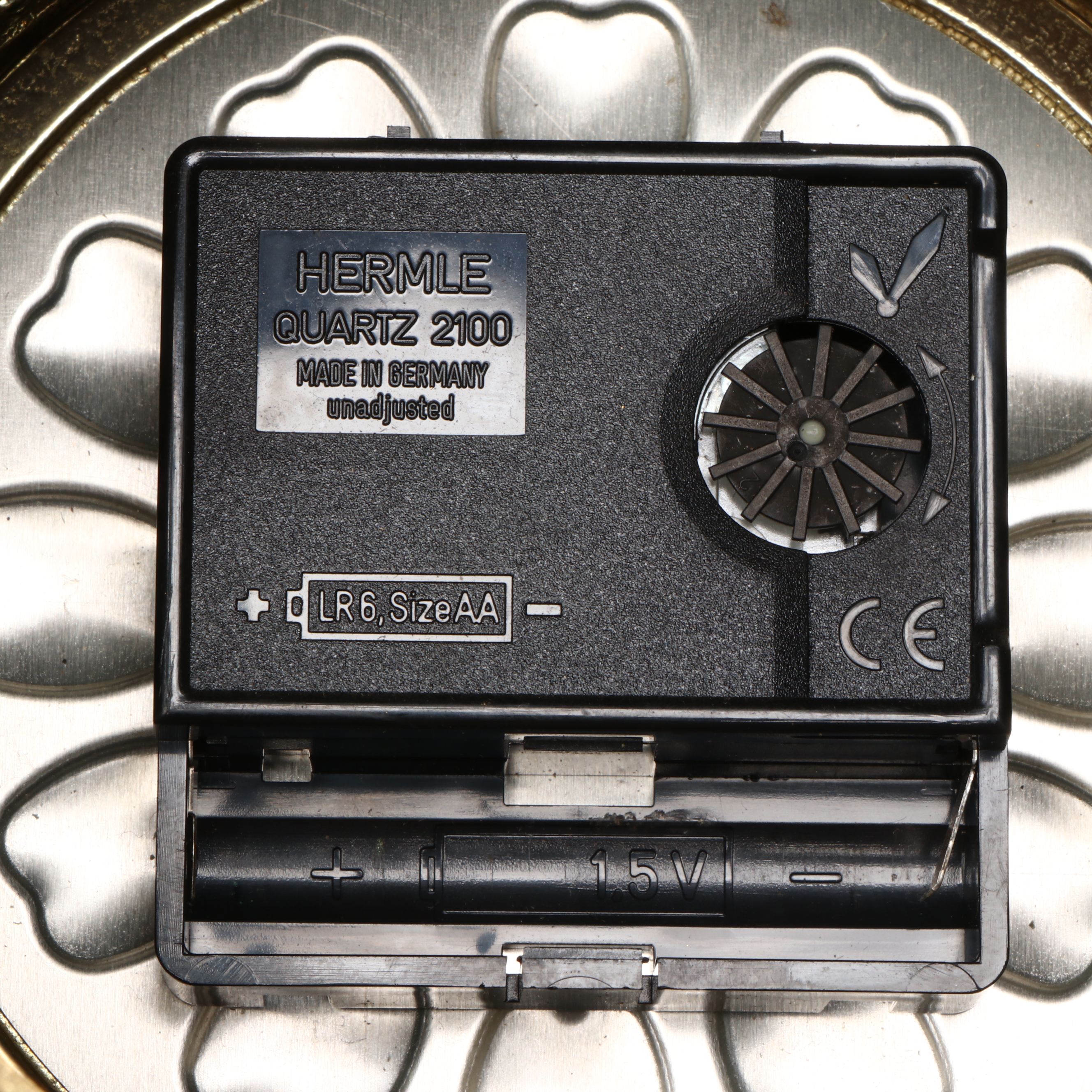 Rococo Style Gilt Finish Mantel Clock