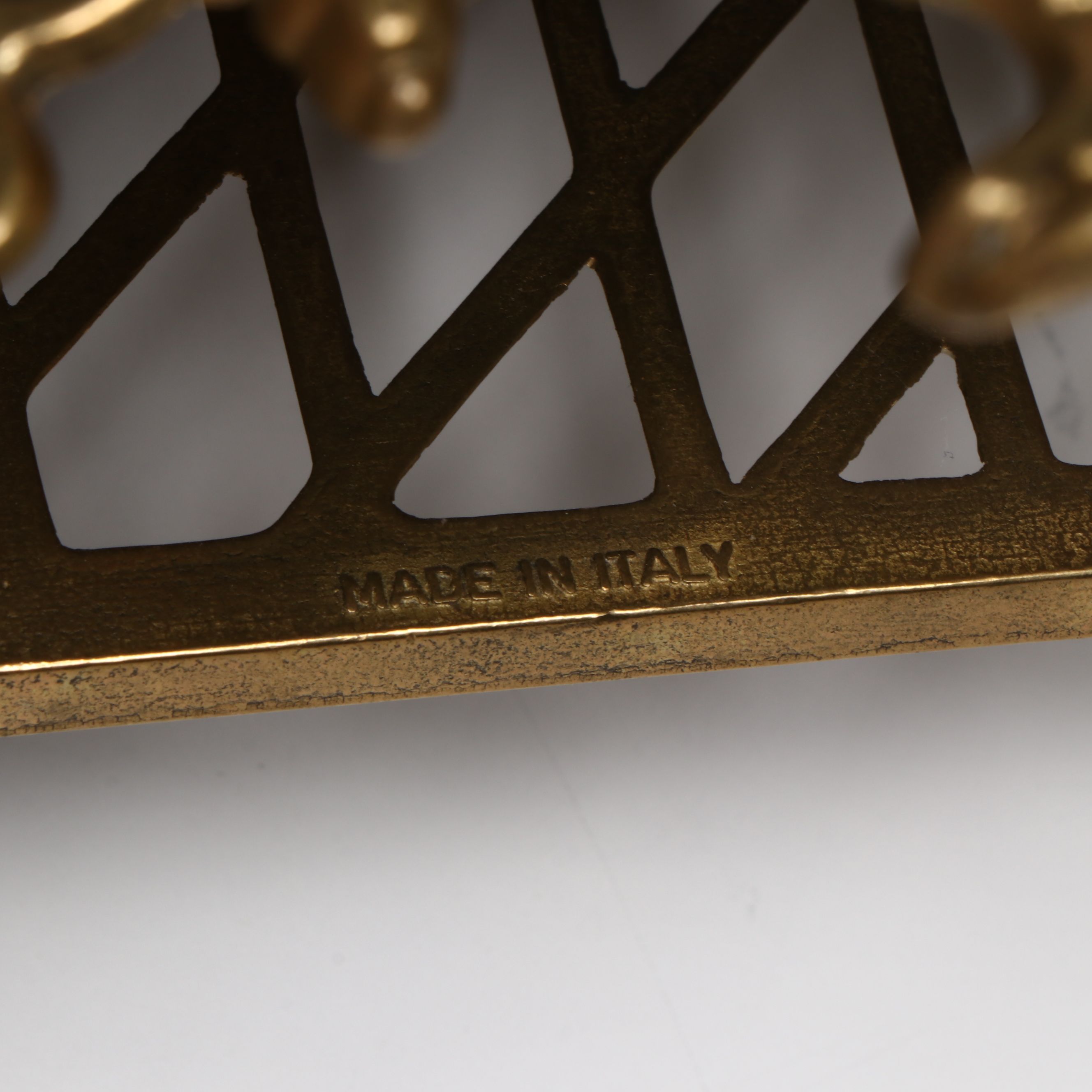 Rococo Style Gilt Finish Mantel Clock