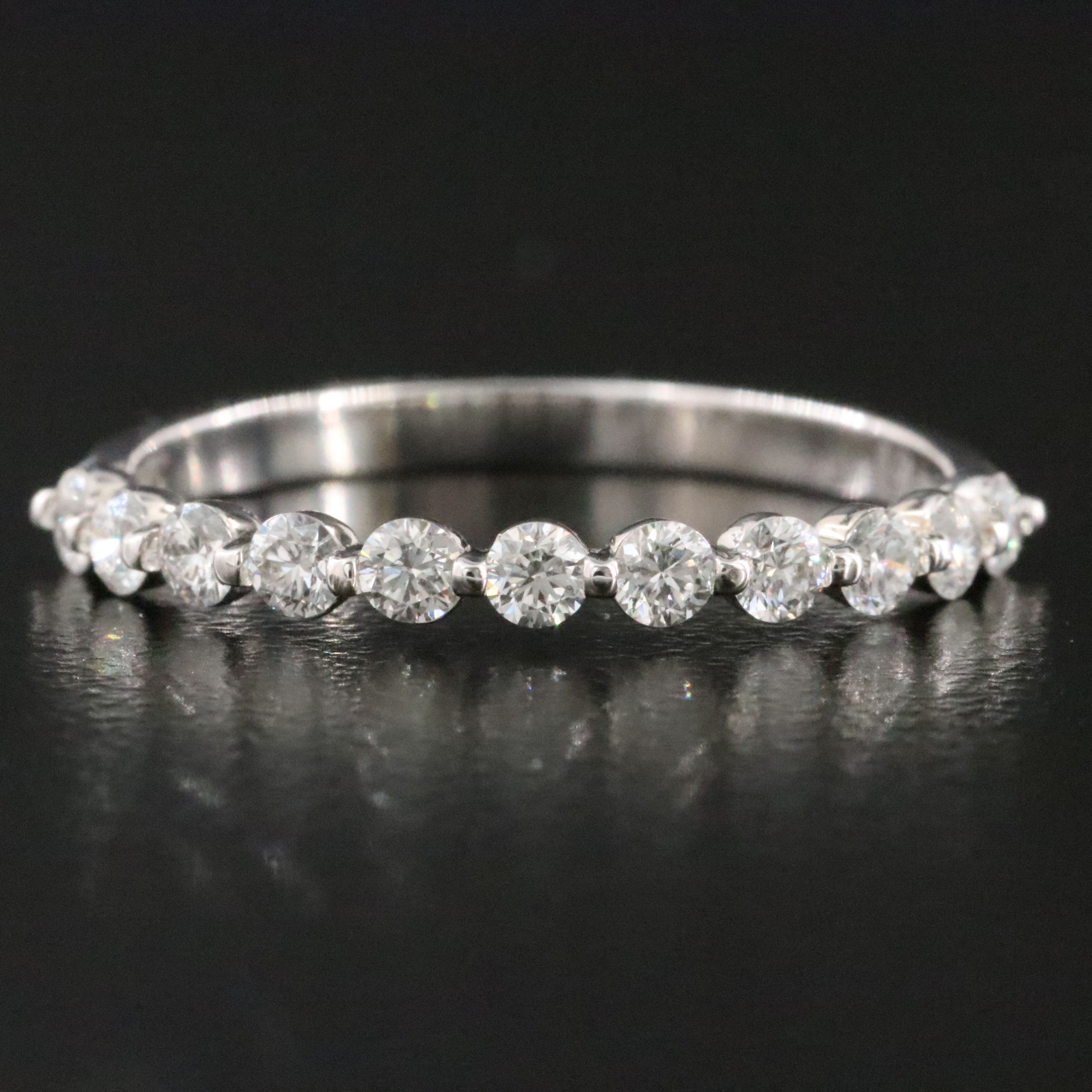 14K 0.50 CTW Diamond Stacking Band