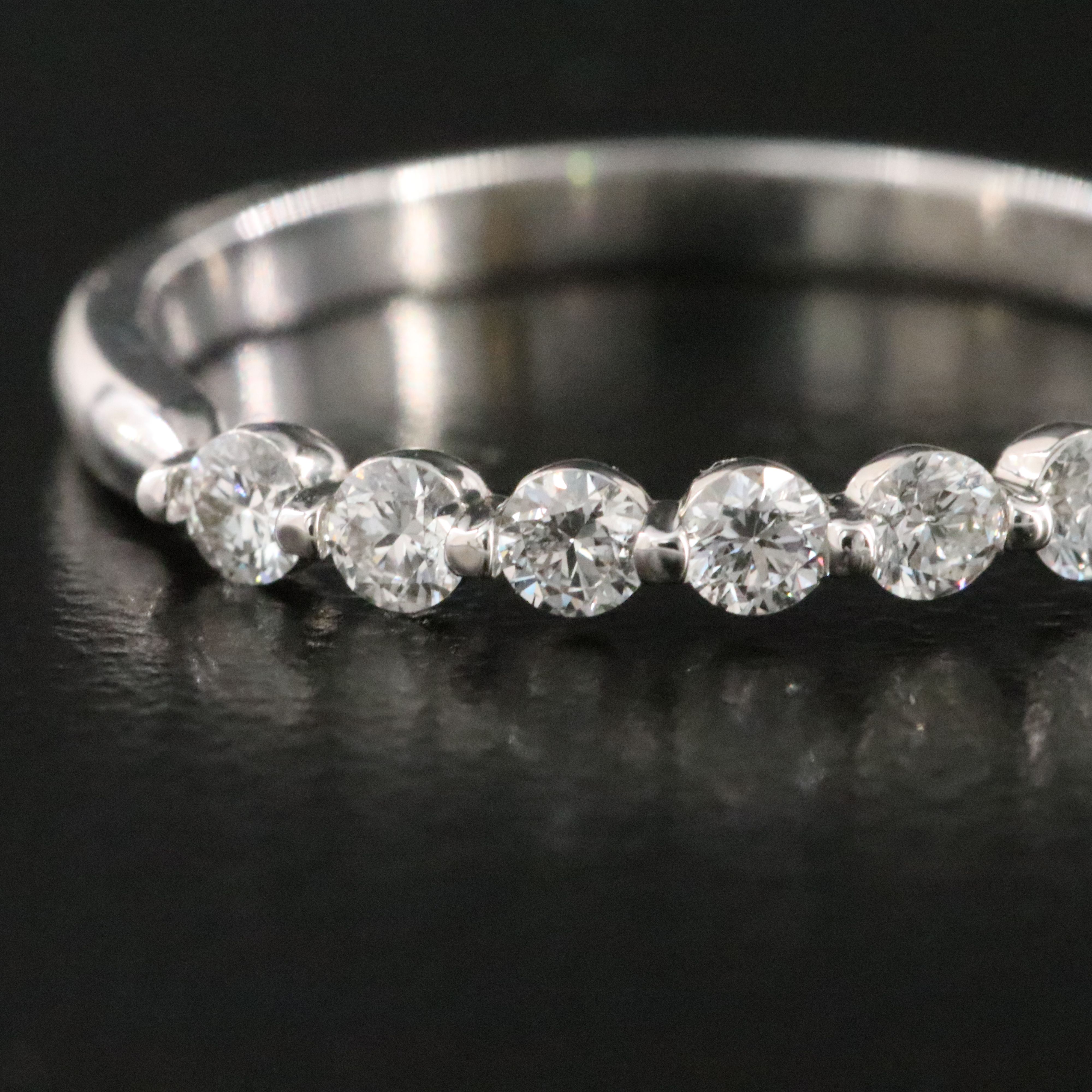 14K 0.50 CTW Diamond Stacking Band