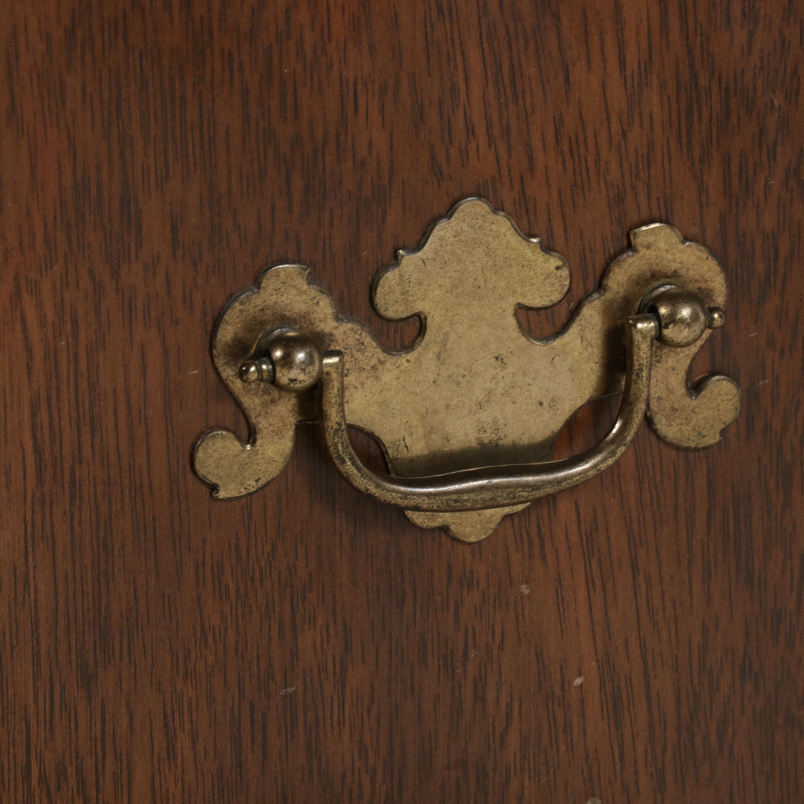 George III Style Mahogany Miniature Slant-Front Desk, Early to Mid-20th Century