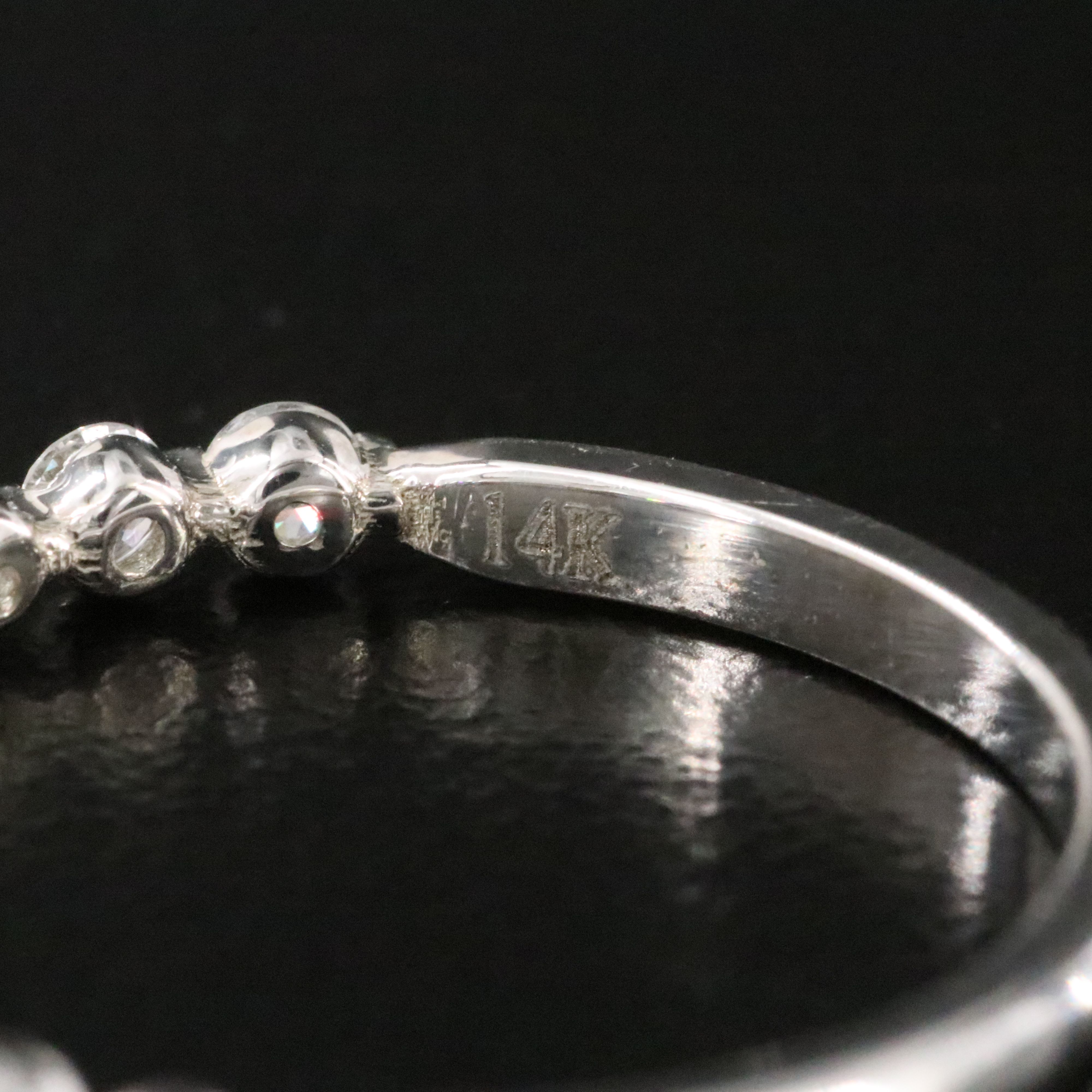 14K 0.50 CTW Diamond Stacking Band