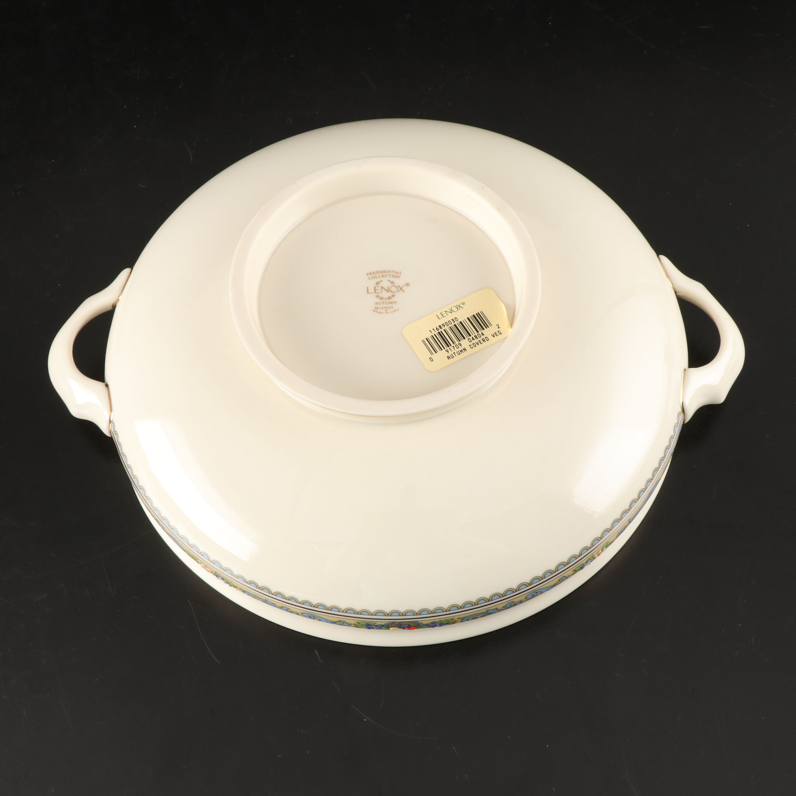 Lenox "Autumn" Porcelain Serveware with Cups and Saucers