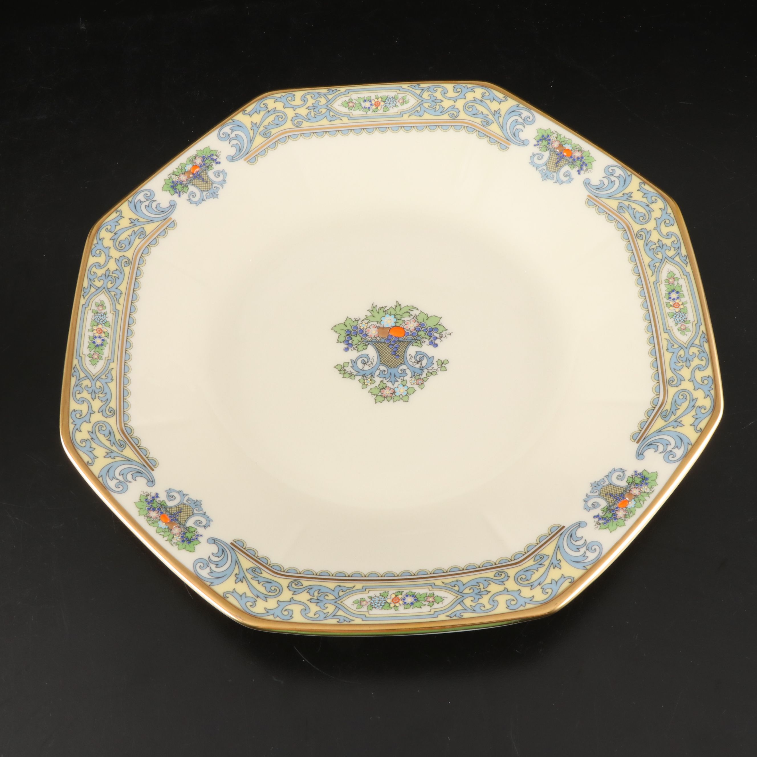 Lenox "Autumn" Porcelain Serveware with Cups and Saucers