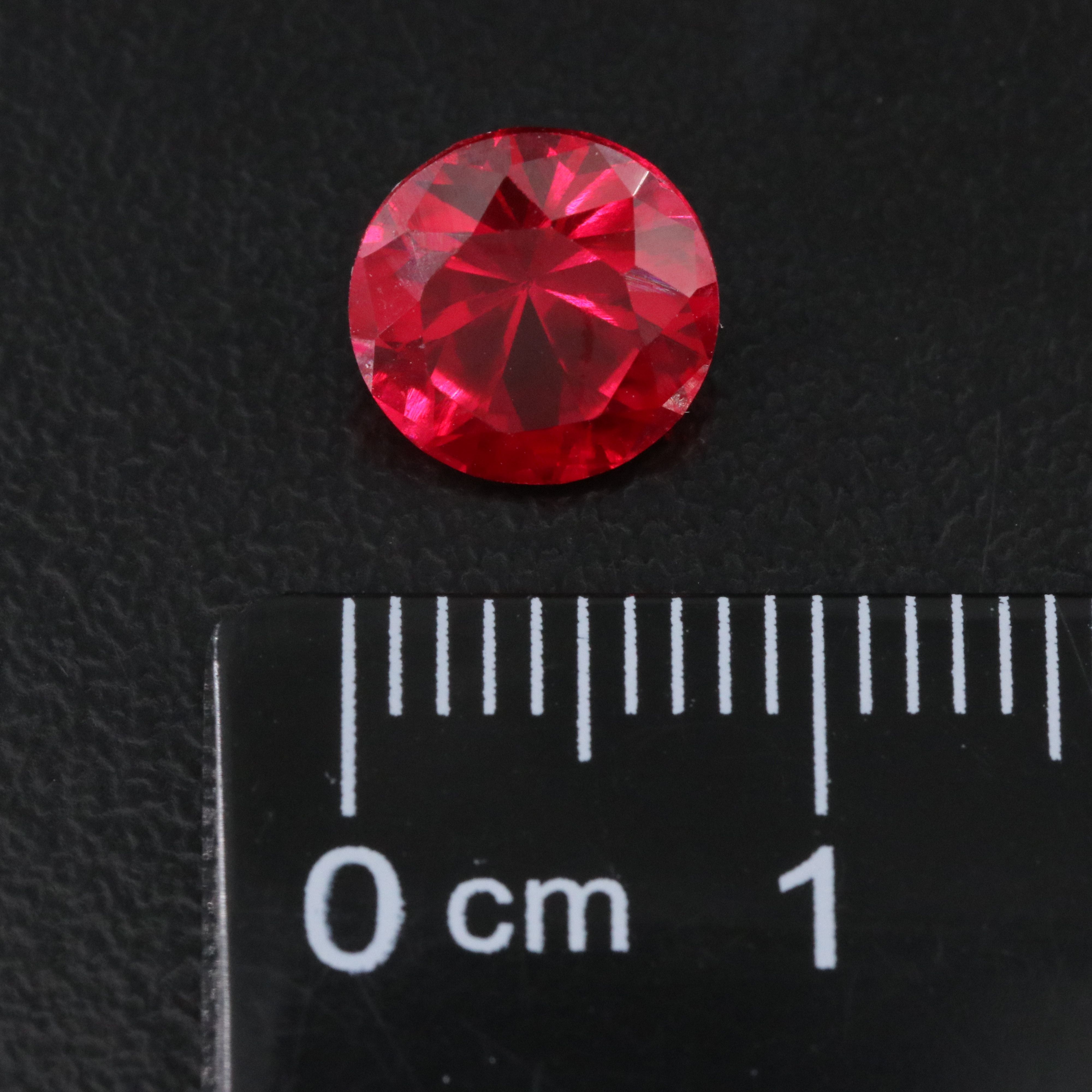 Loose 2.35 CT Lab Grown Ruby