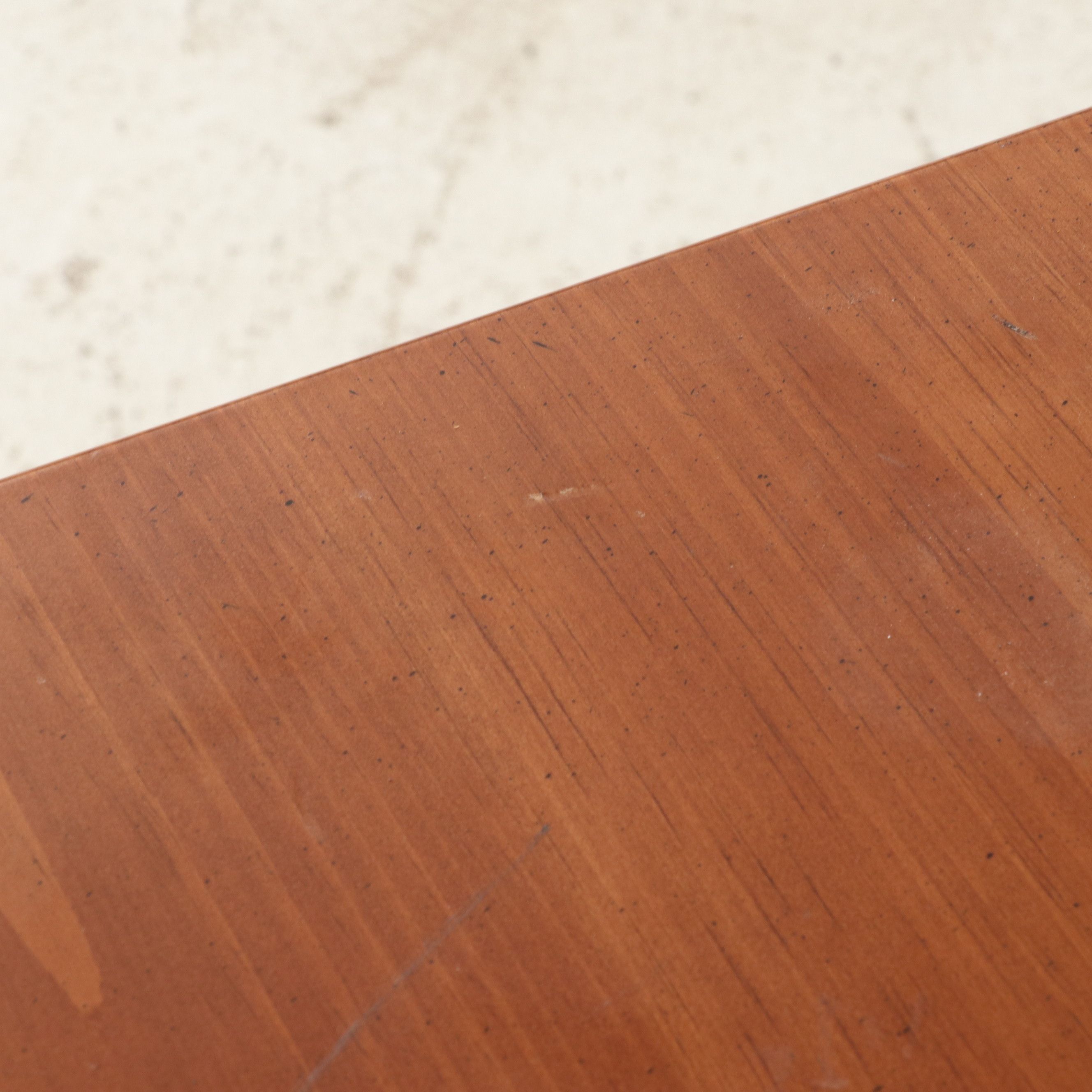 Broyhill Early American Style Pine Four-Poster Bed Frame and Nightstand