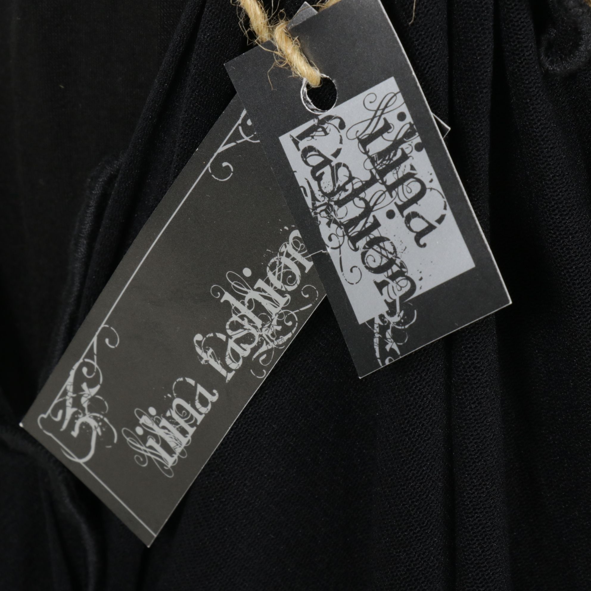 Ilina Fashion Sheer Black Ruffled Asymmetrical Skirt