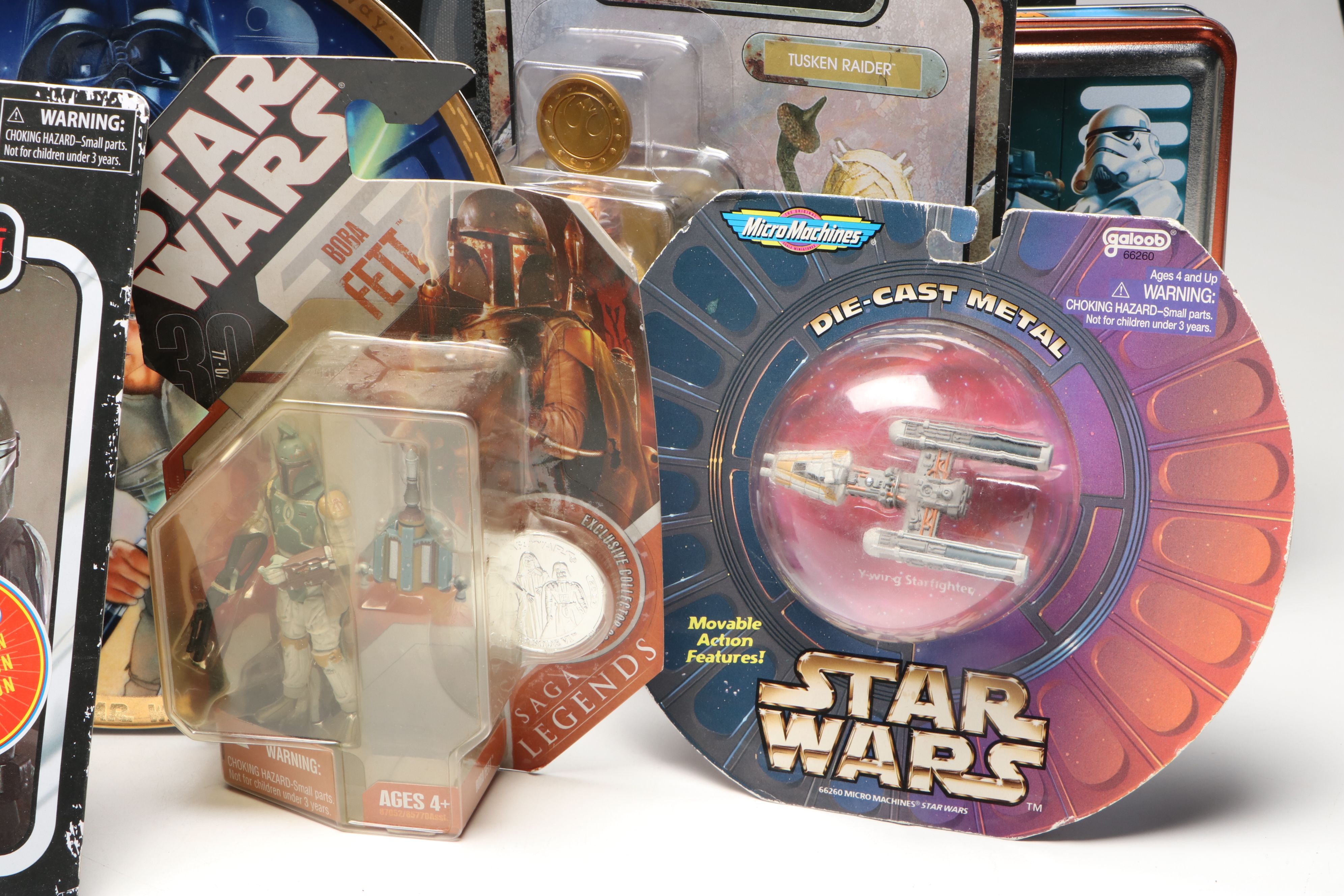 Star Wars Movie Memorabilia Featuring Kenner "Tusken Raider" Figurine and More