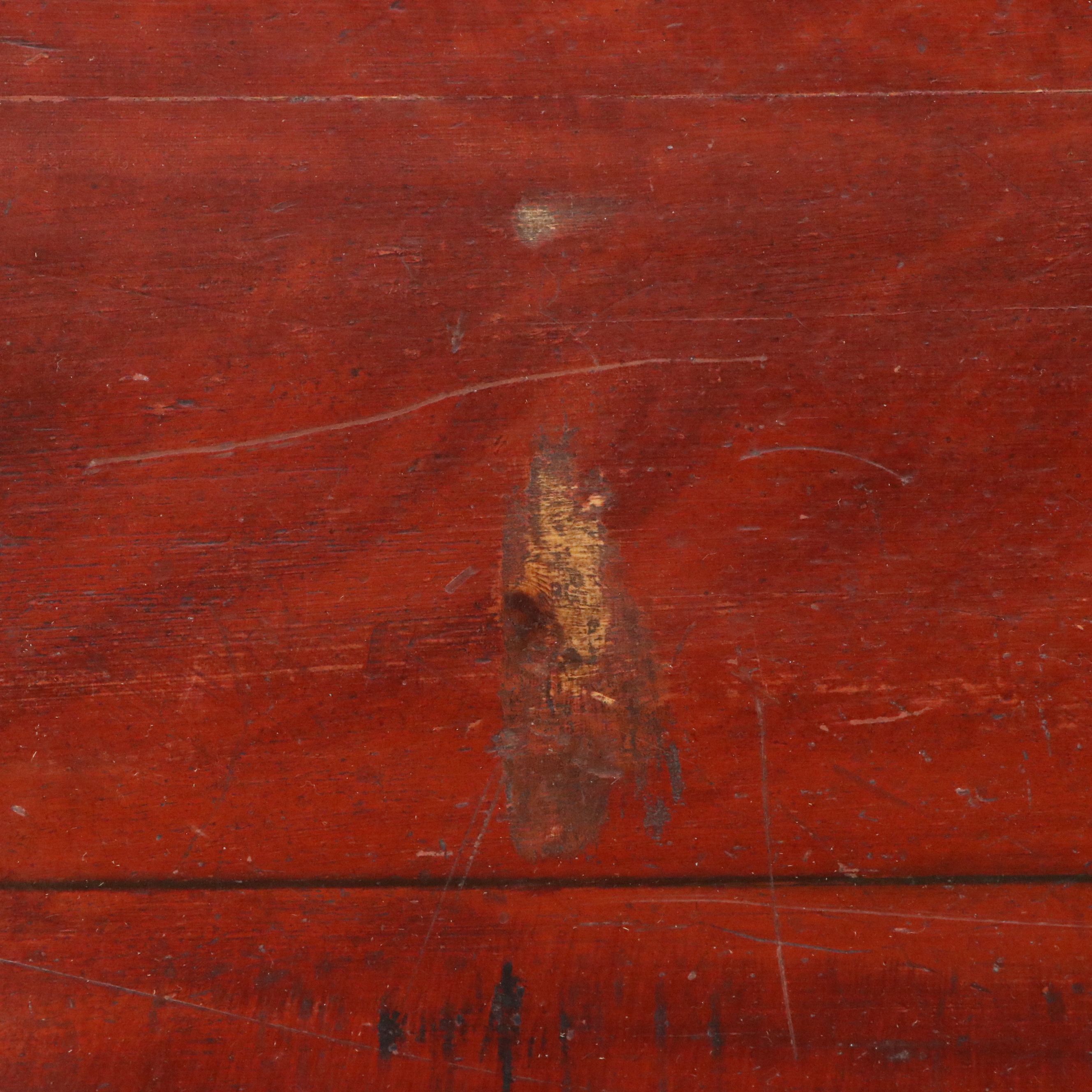 American Provincial Grained Pine Blanket Chest, 19th Century