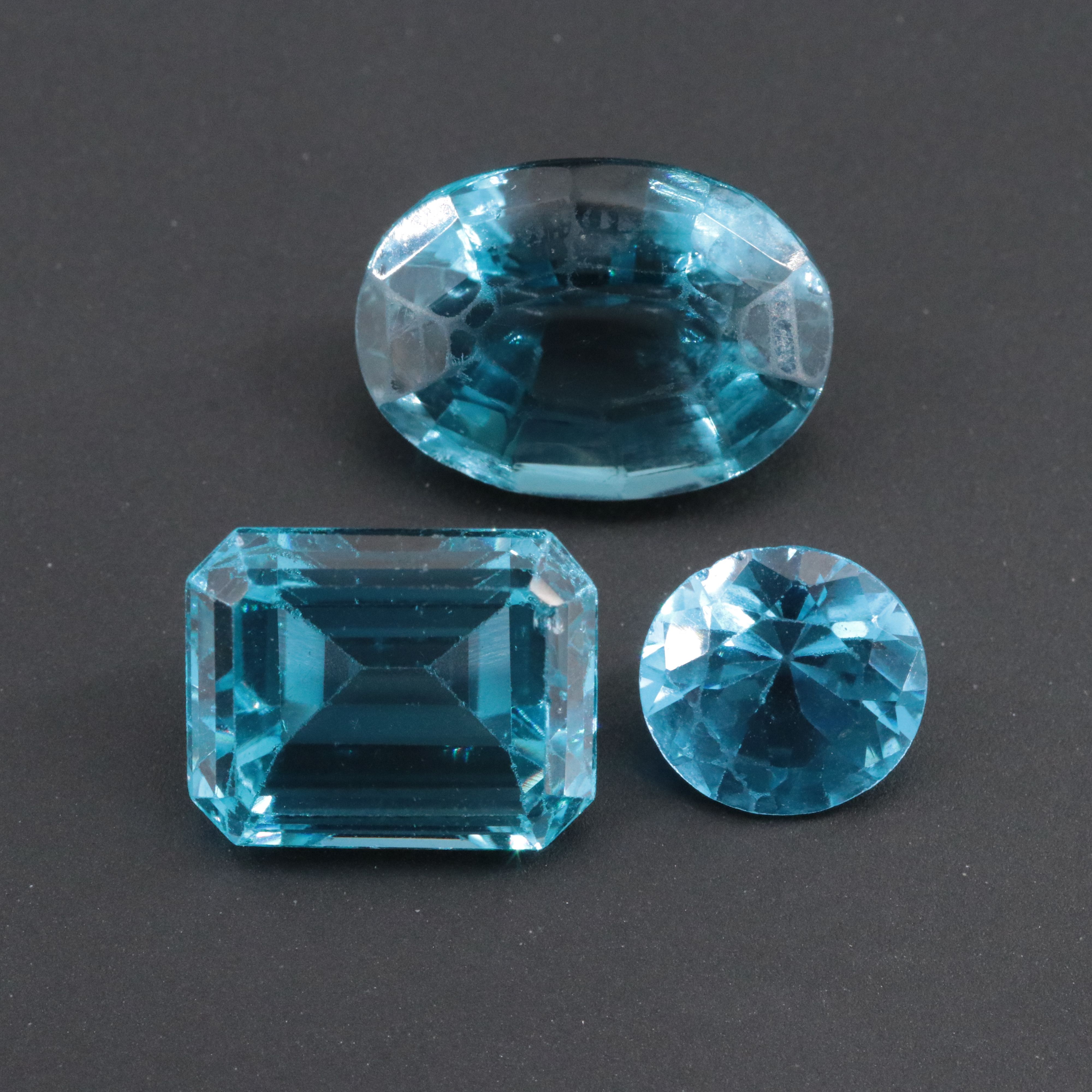 Loose 17.54 CTW Topaz and Lab Grown Spinel Lot
