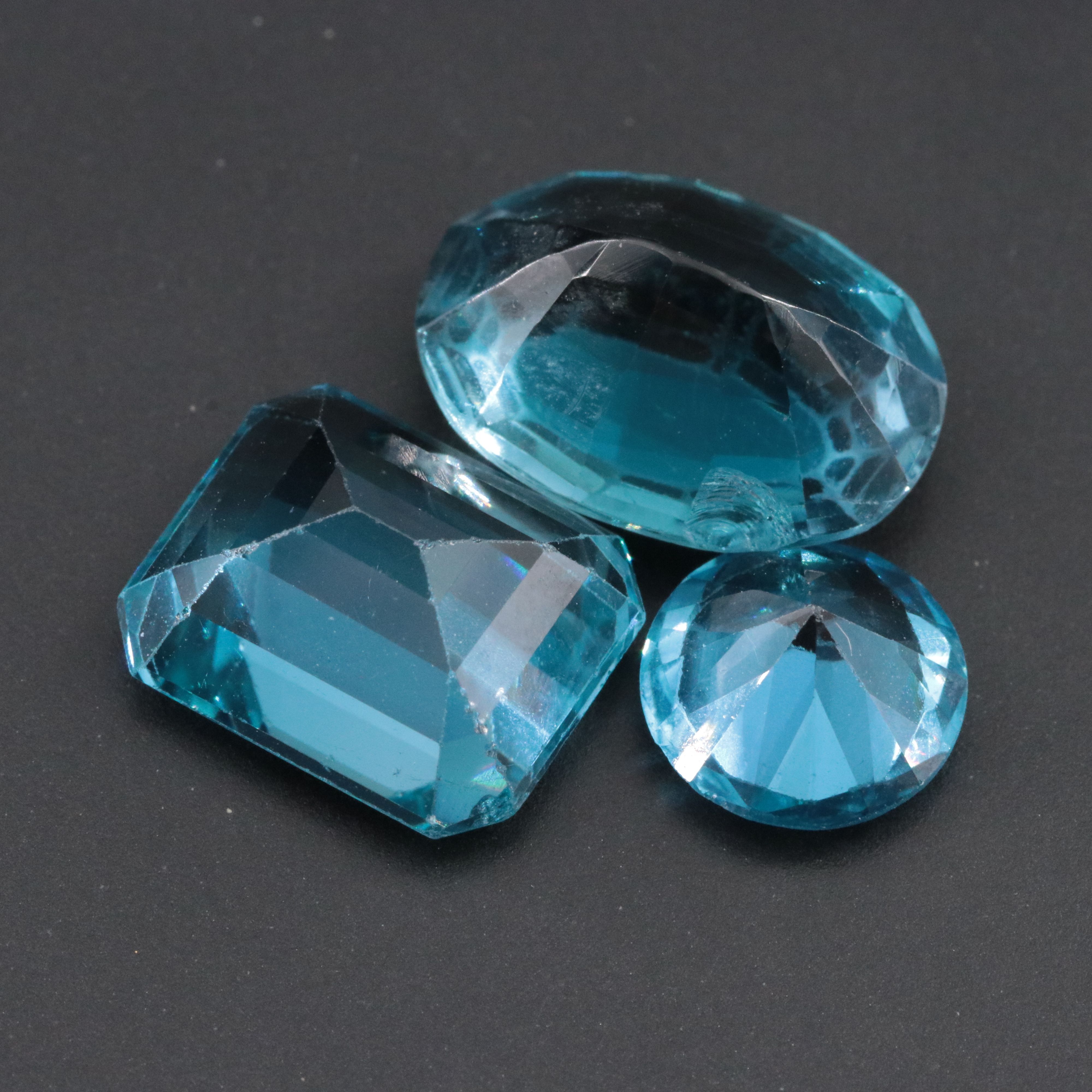 Loose 17.54 CTW Topaz and Lab Grown Spinel Lot