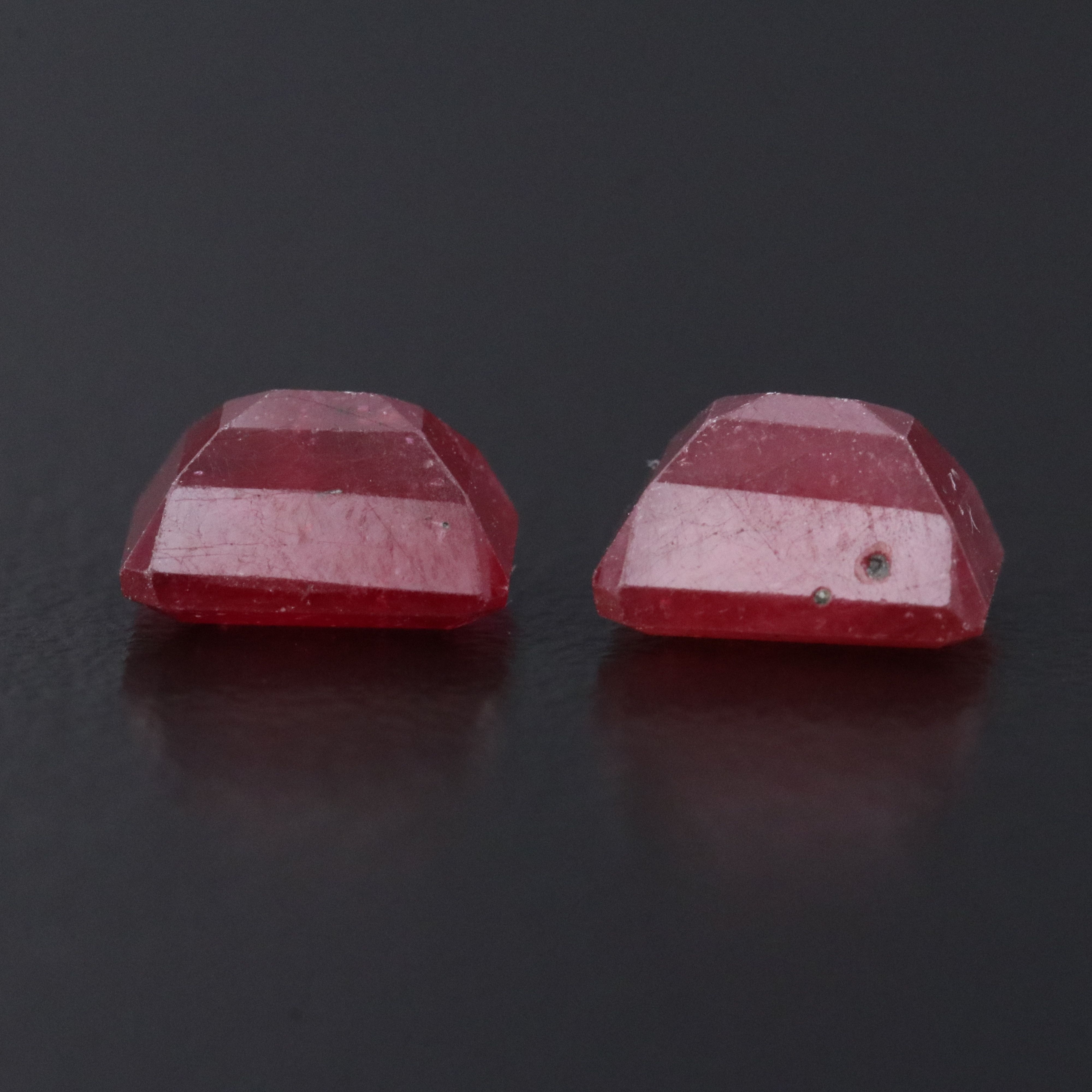 Loose 5.21 CT Matched Ruby Pair