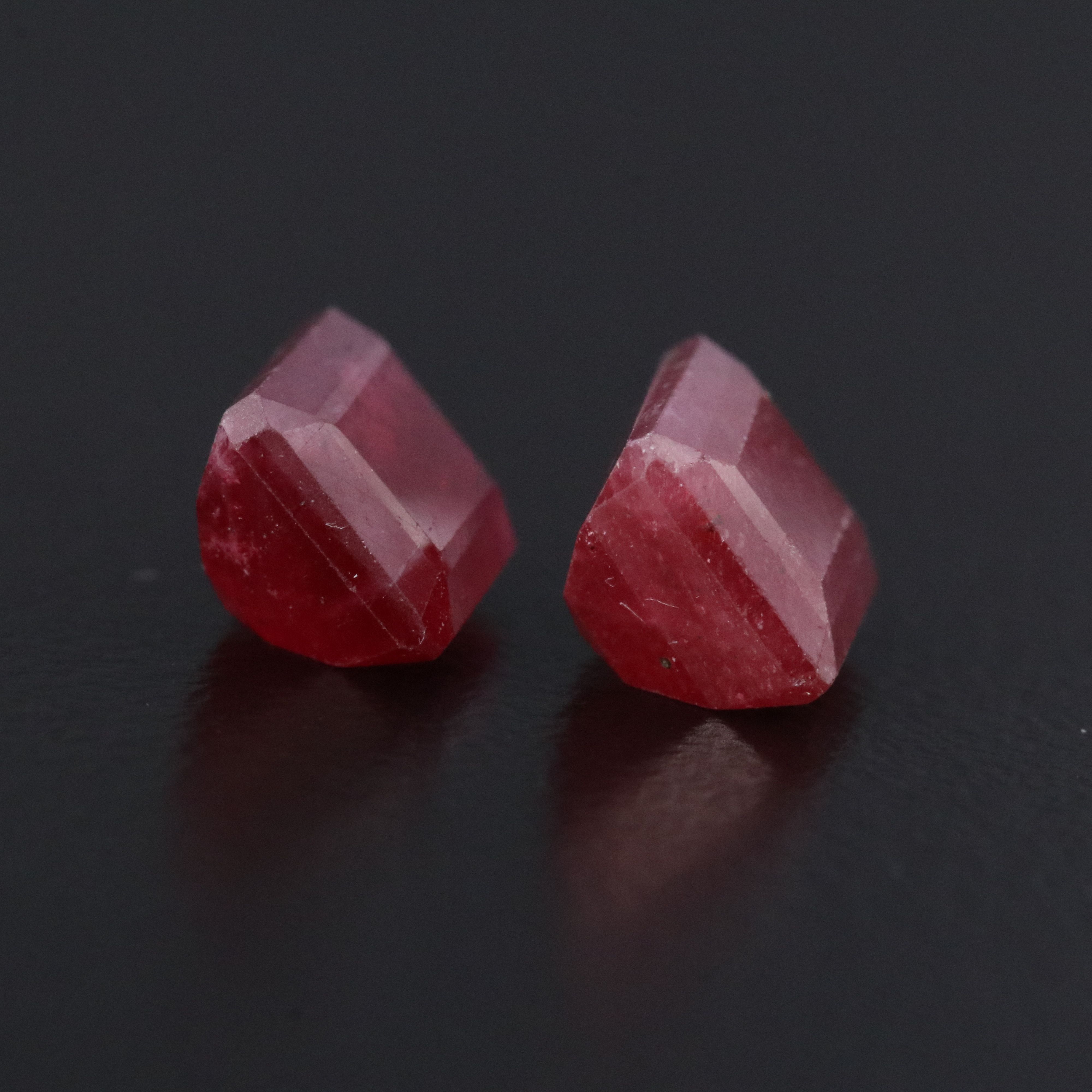 Loose 5.21 CT Matched Ruby Pair