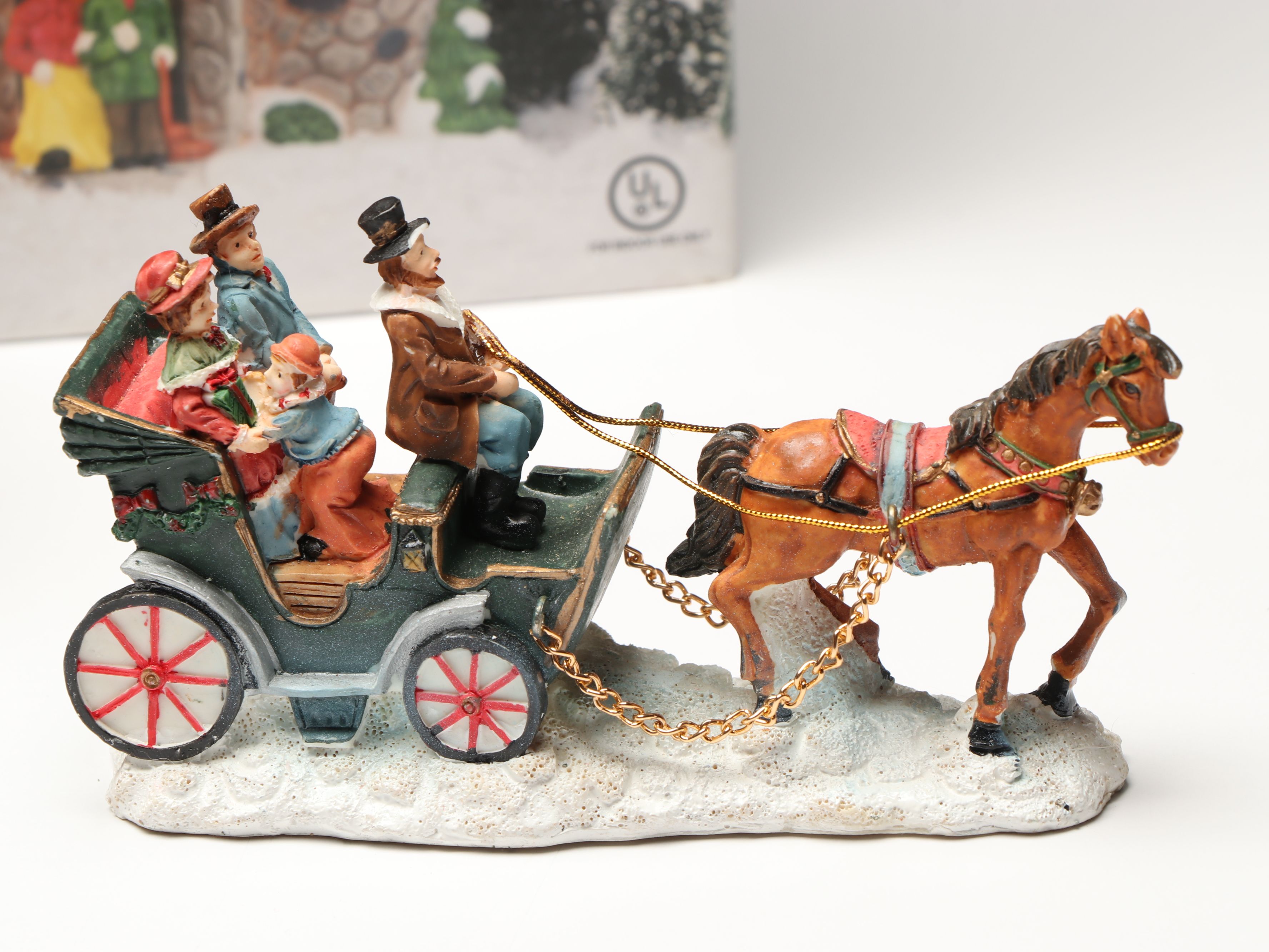 Dillards "Winter Glen Church" Porcelain Figurine with More Christmas Figurines