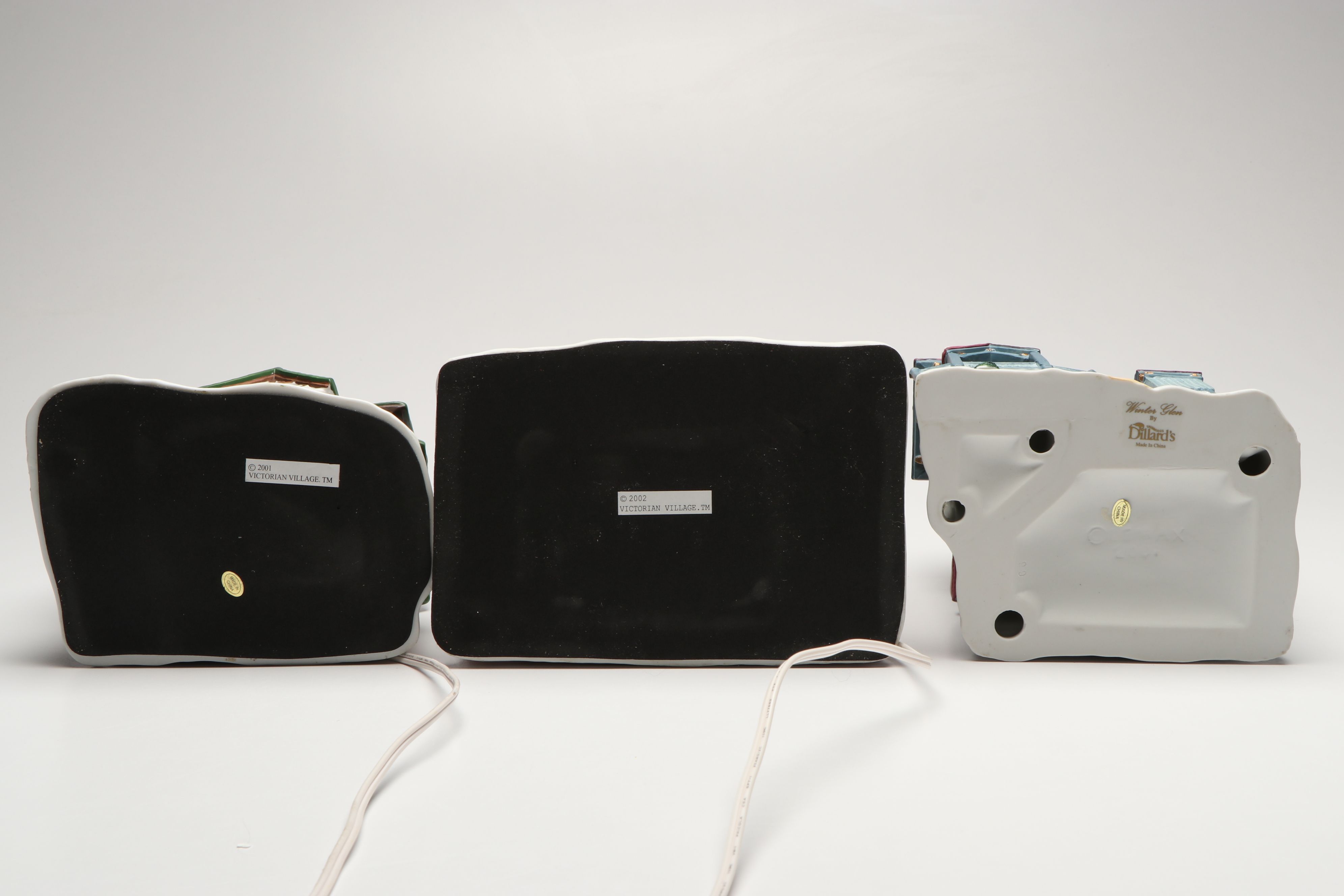 Dillards "Winter Glen Church" Porcelain Figurine with More Christmas Figurines