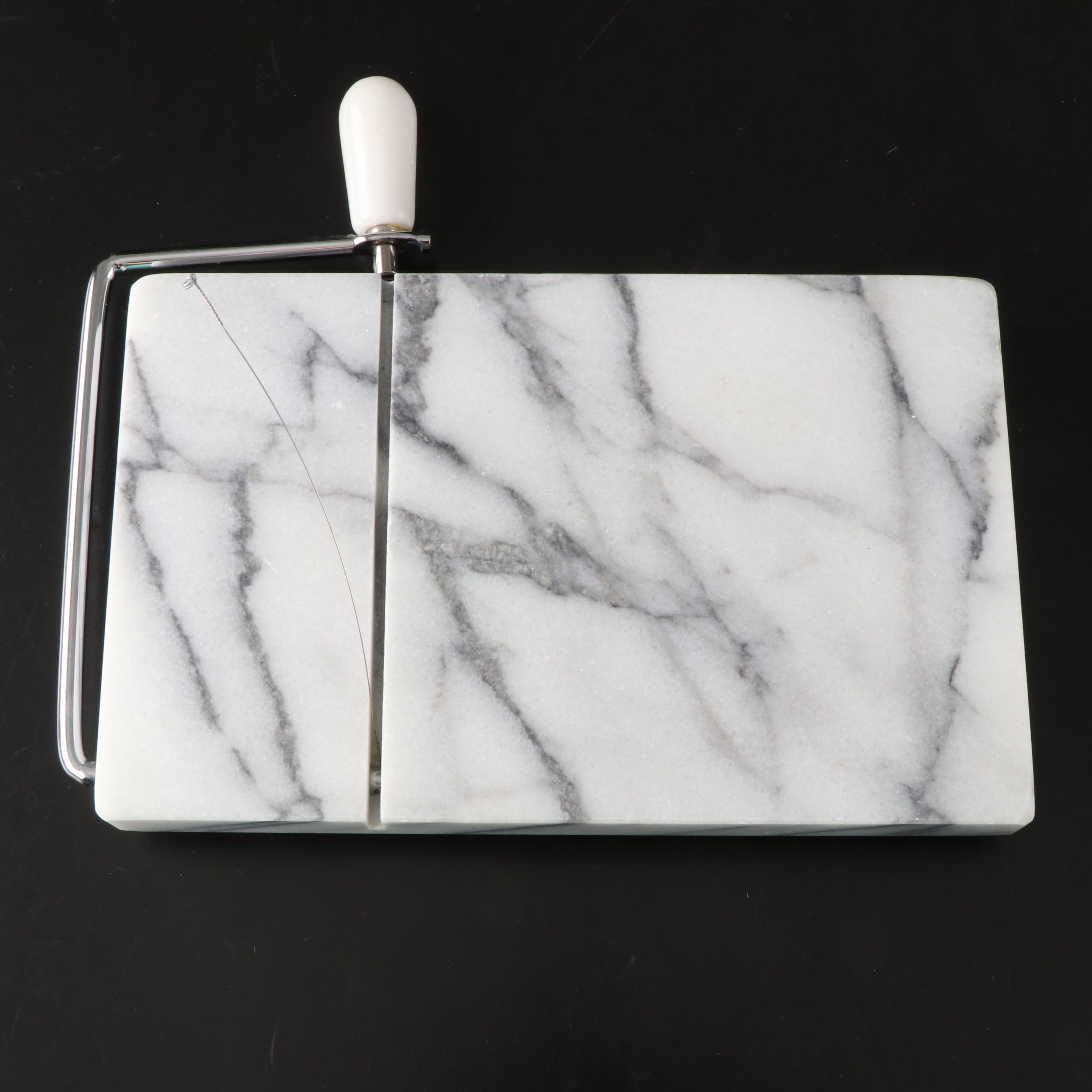 Marble Pastry Board with More Serving Trays, Cheese Board and Figurine