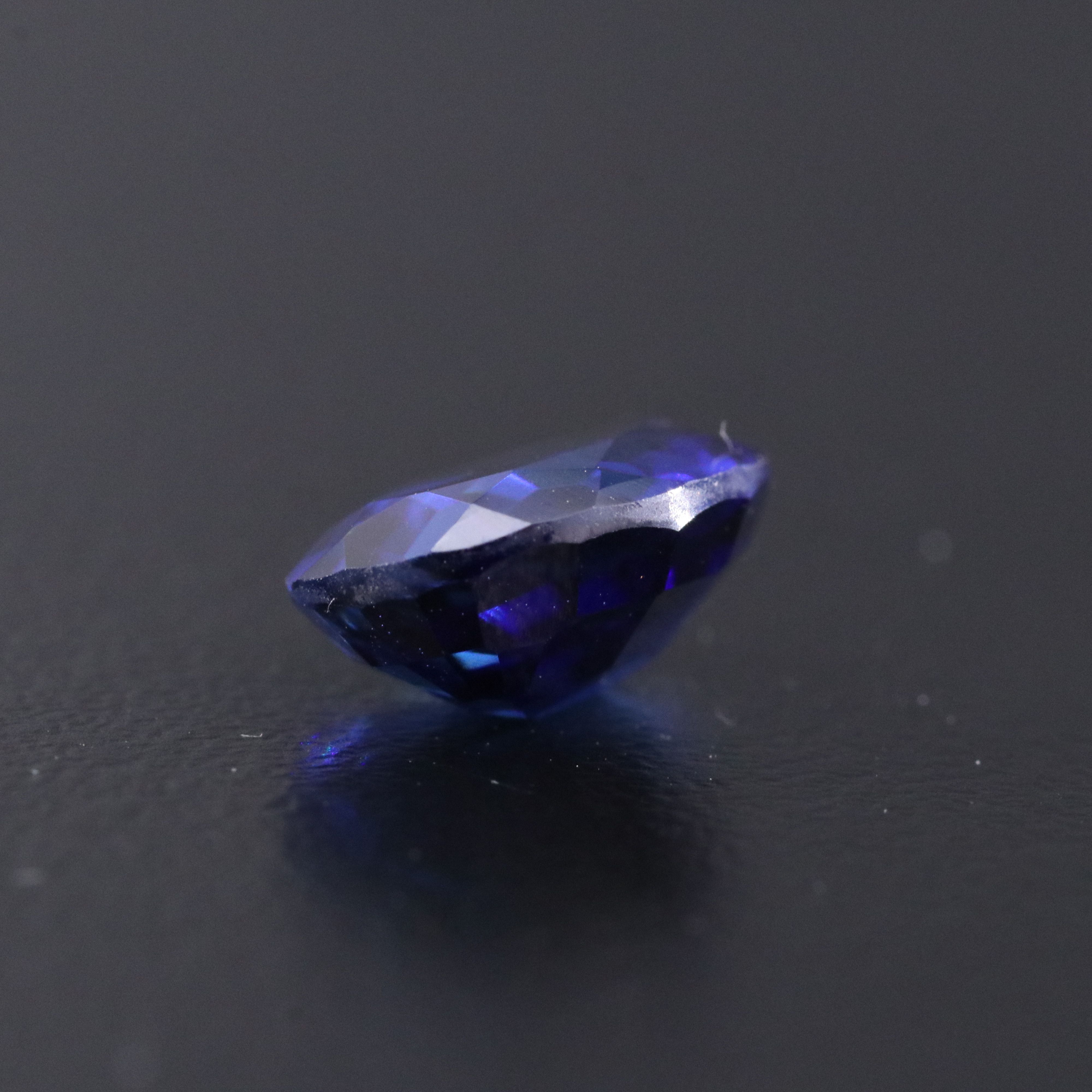 Loose 5.41 CT Lab Grown Sapphire