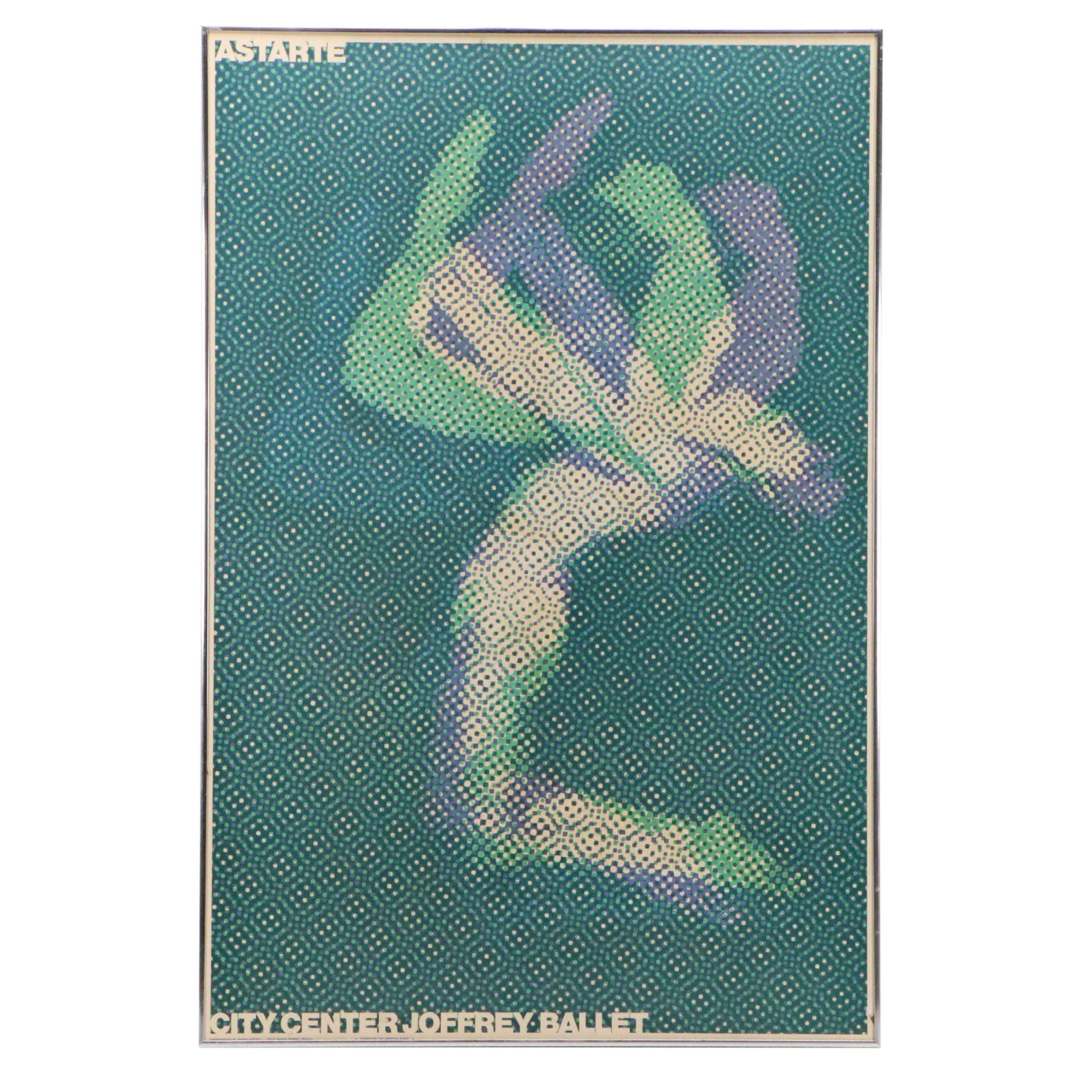 Offset Lithograph Poster for Joffrey Ballet Production of "Astarte"