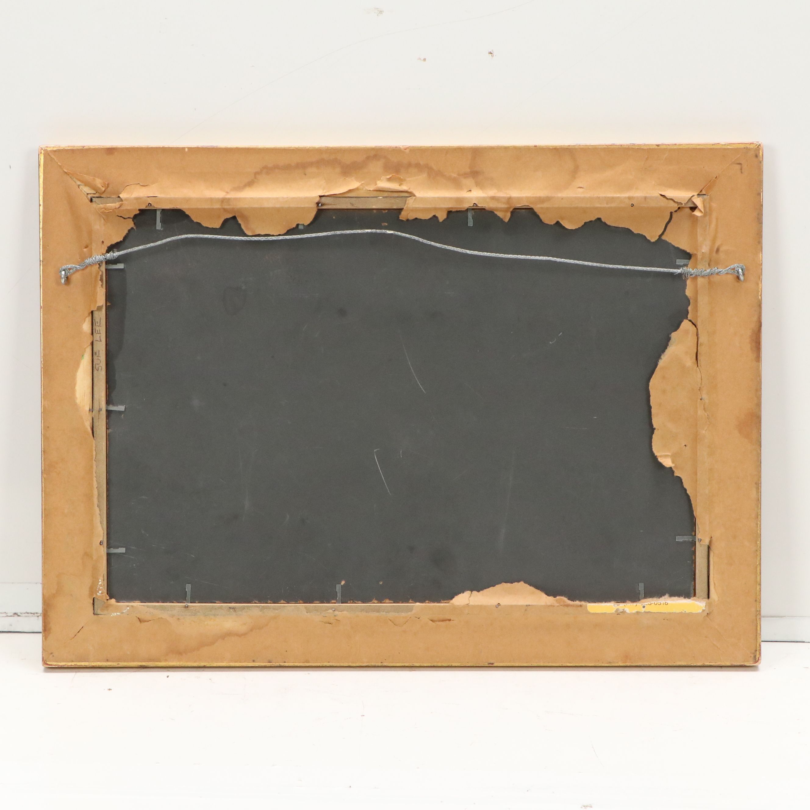 T. W. Wines Coastal Scene at Sunset Oil Painting, 1895