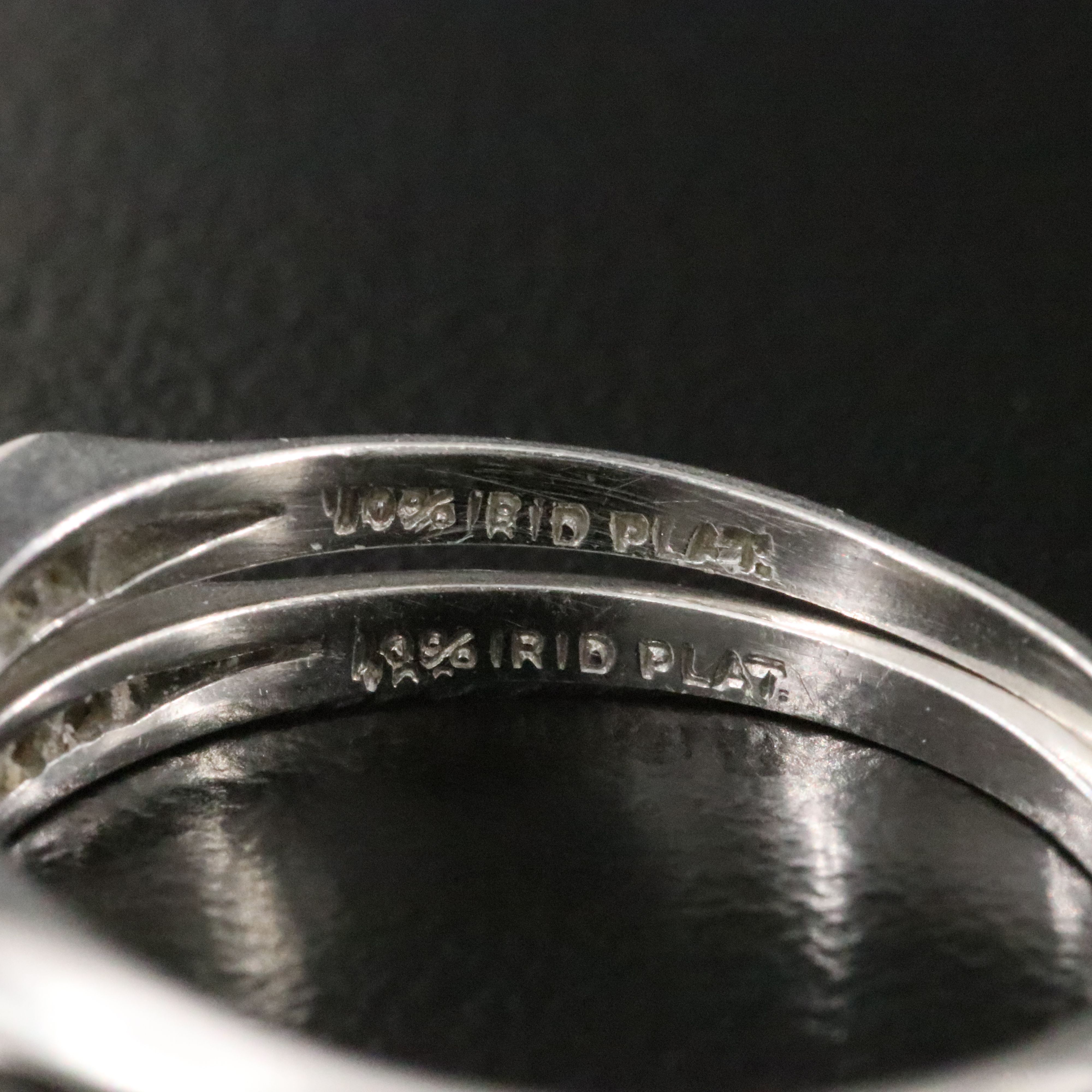 1930s Platinum 0.75 CTW Diamond Ring Set