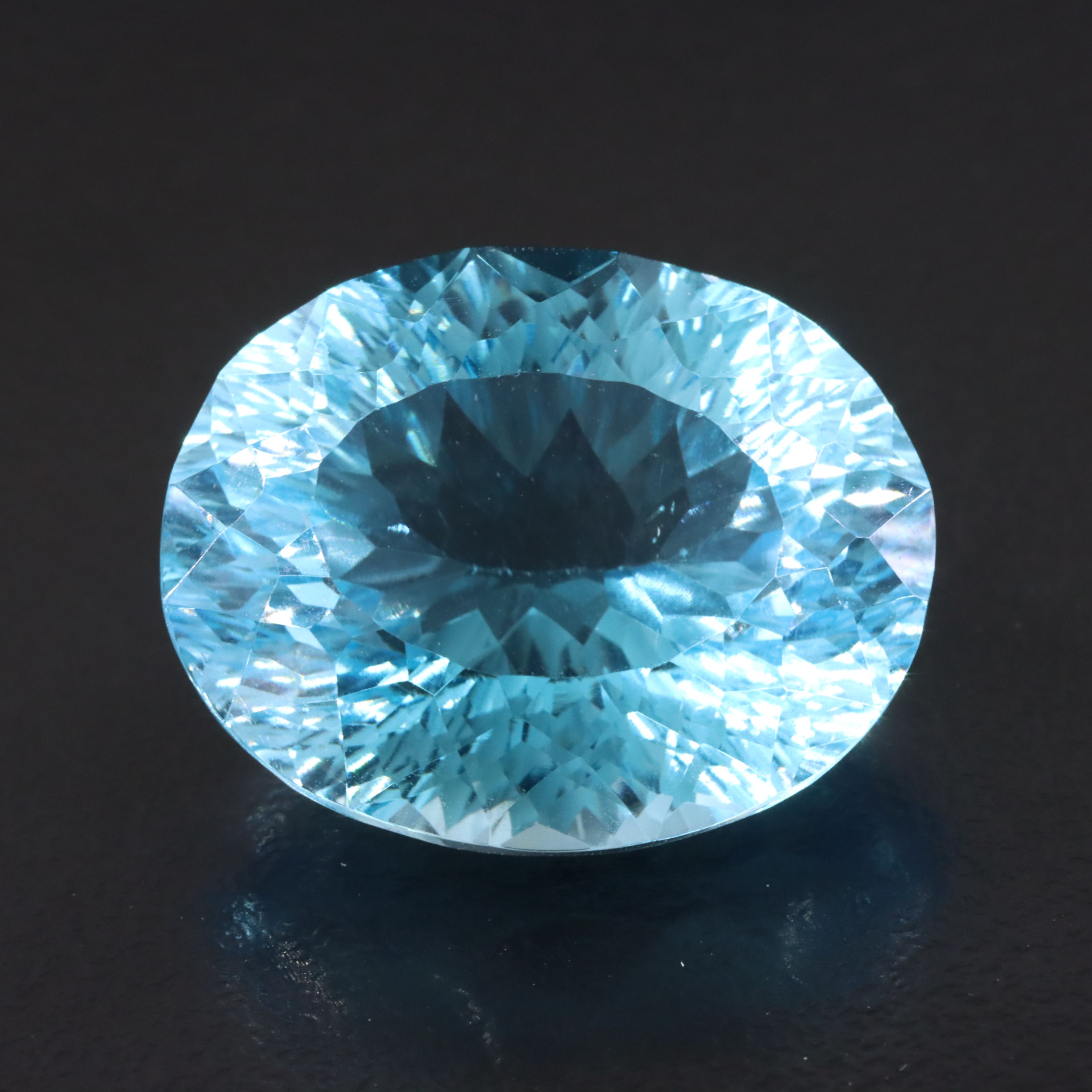 Loose 32.77 CT Swiss Blue Topaz