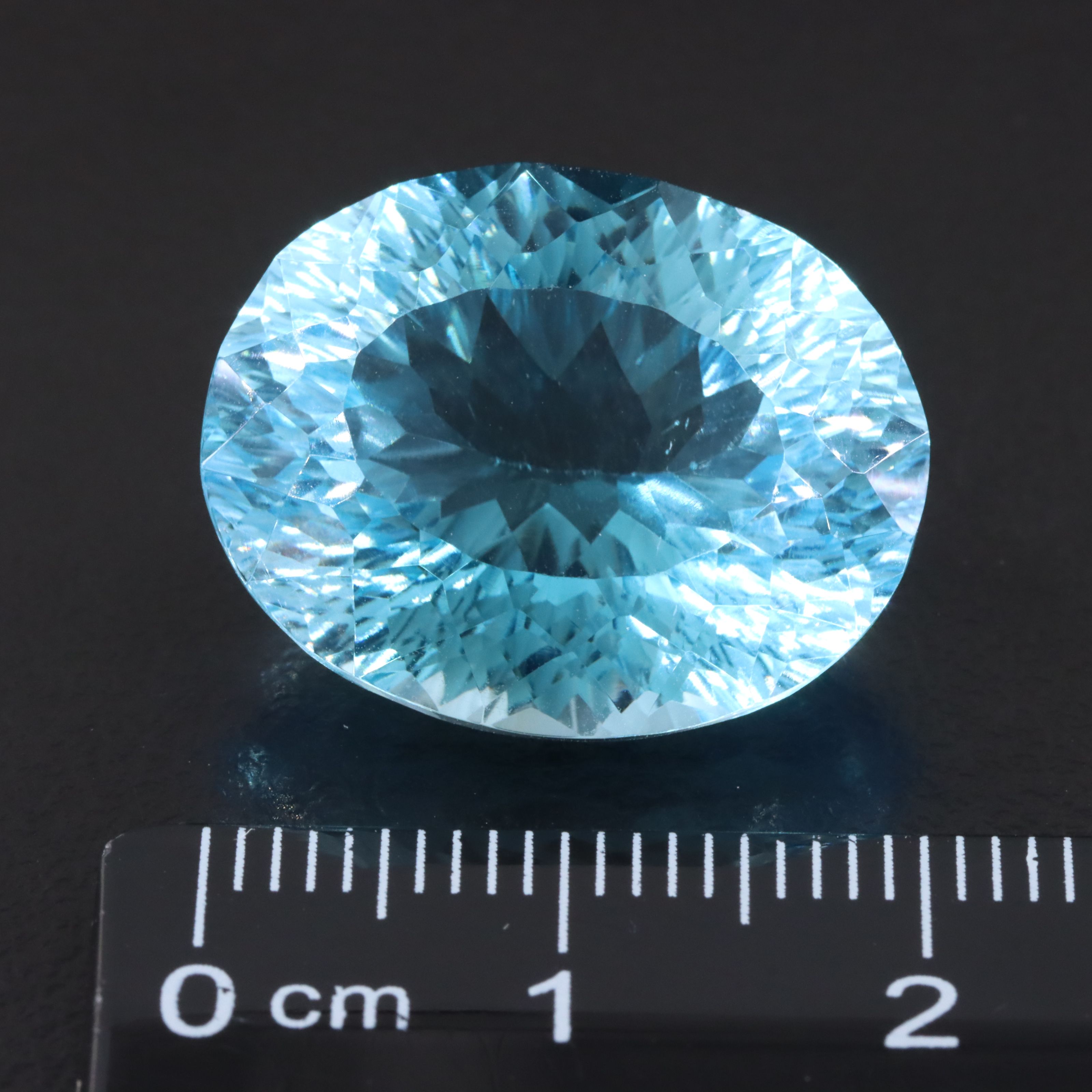 Loose 32.77 CT Swiss Blue Topaz