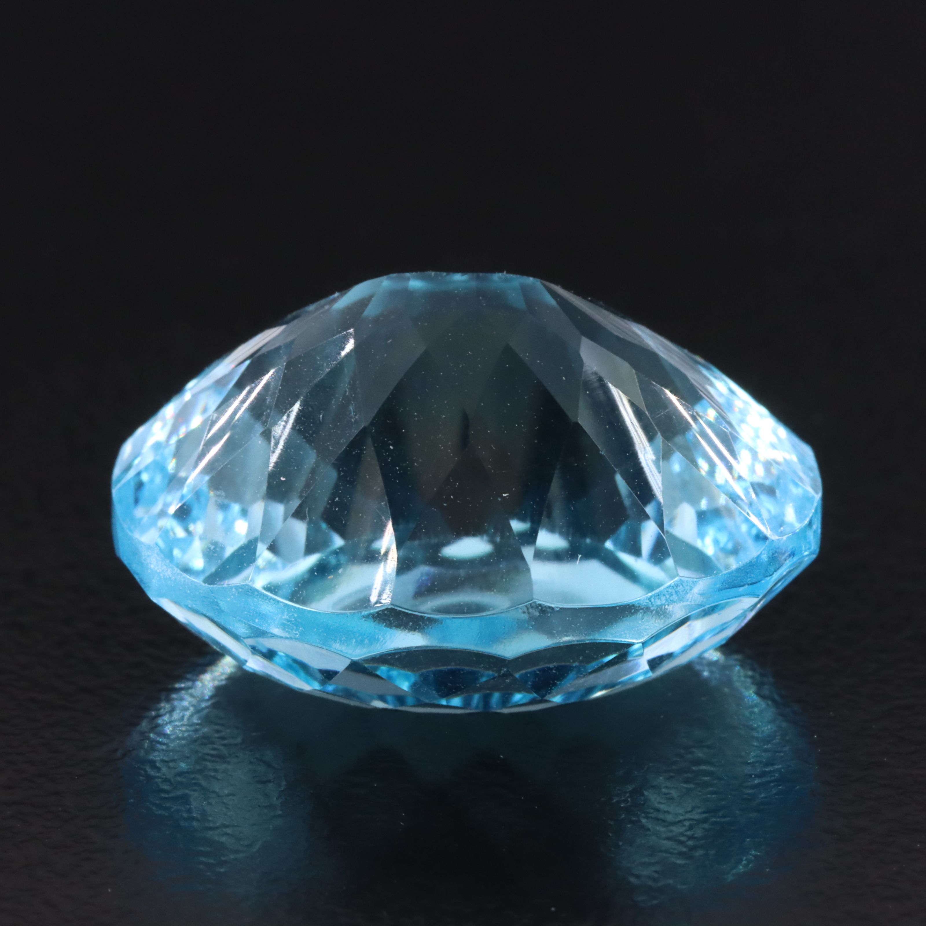 Loose 32.77 CT Swiss Blue Topaz