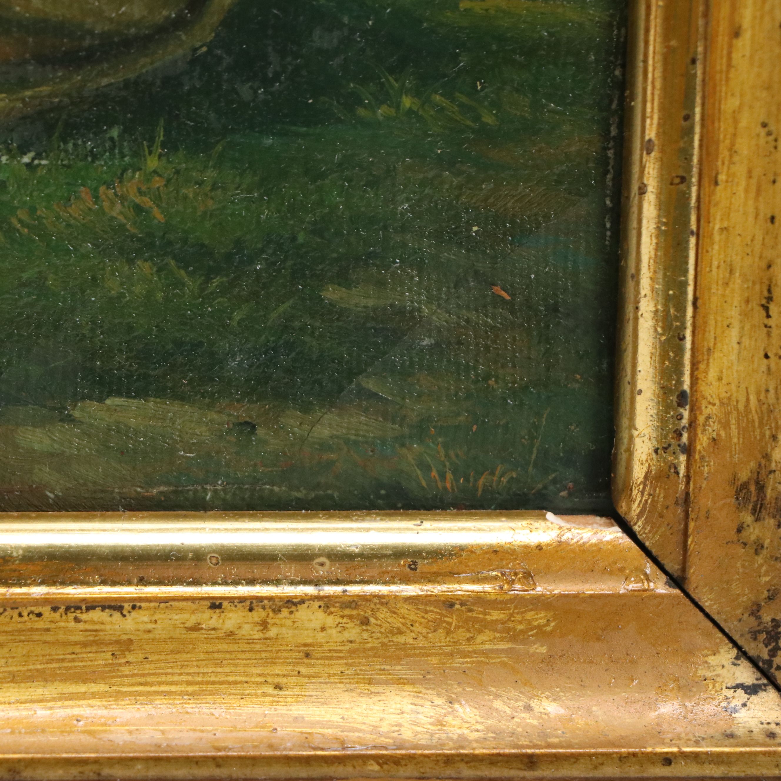 After Eugène Joseph Verboeckhoven Oil Painting "In the Meadow"