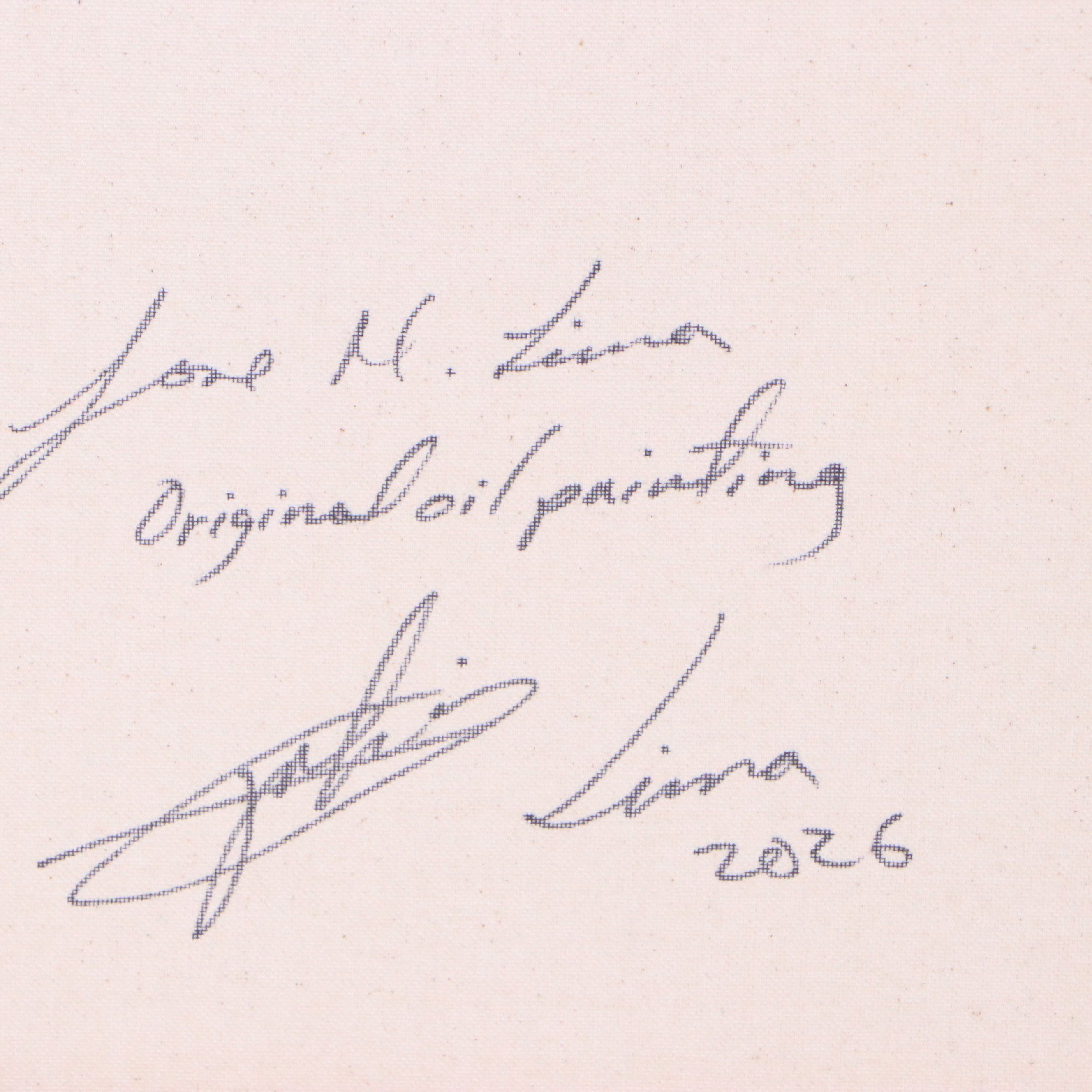 José M. Lima Abstract Oil Painting, 2026