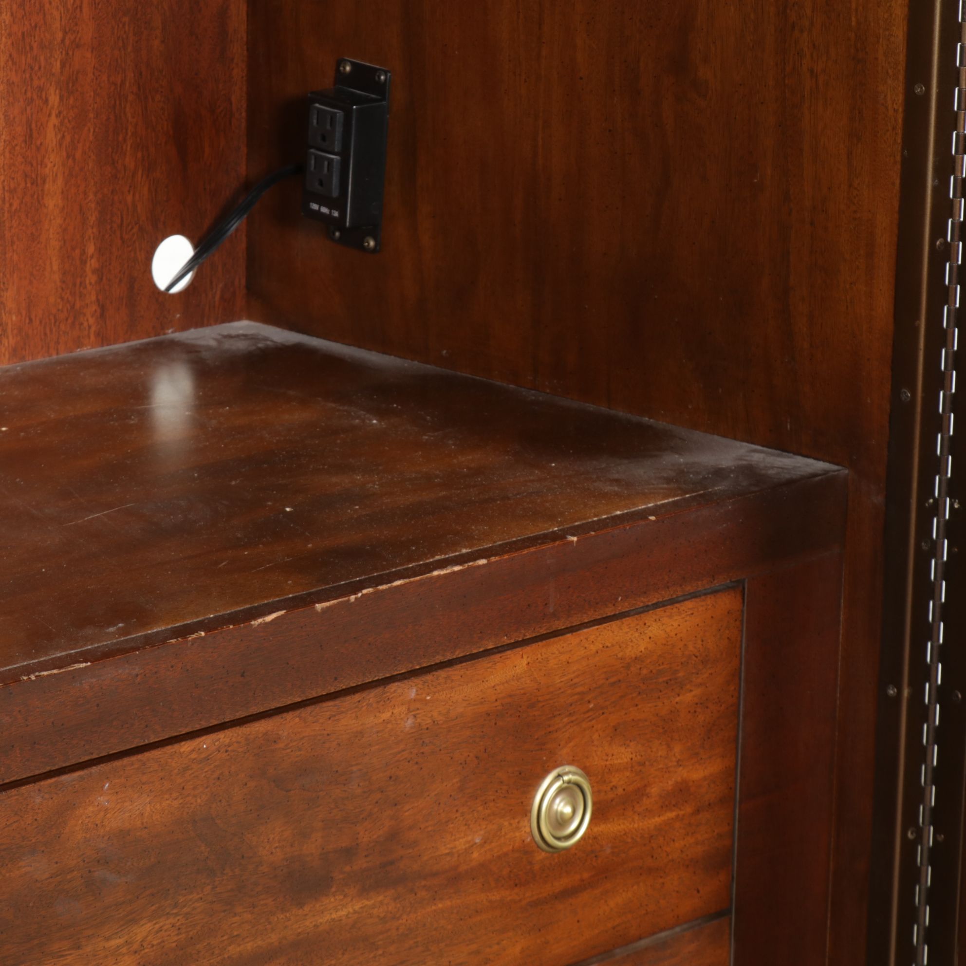 Bernhardt Mahogany Entertainment Armoire, 21st Century