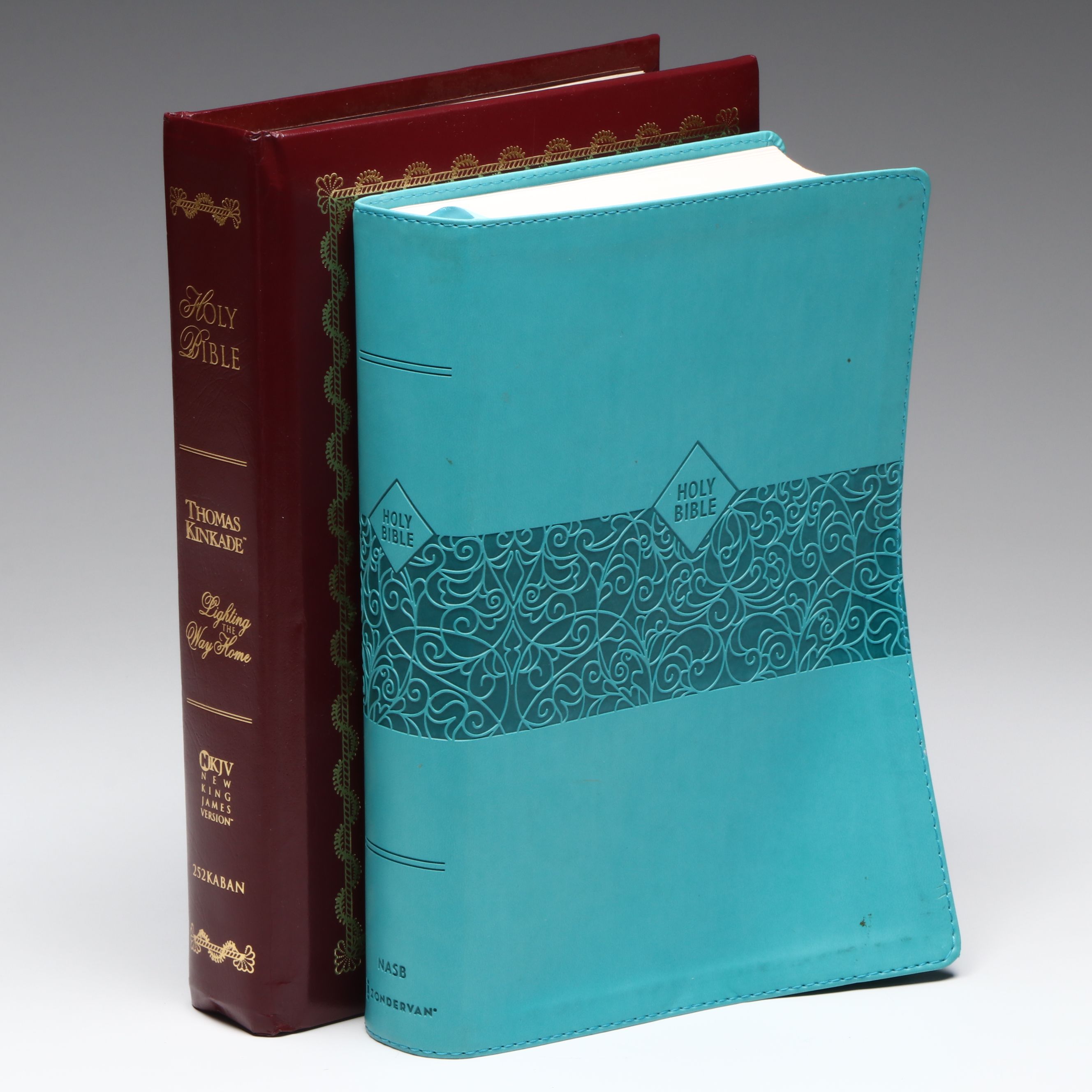 Thomas Kinkade Illustrated "Holy Bible" and "NASB Super Giant Print Bible"