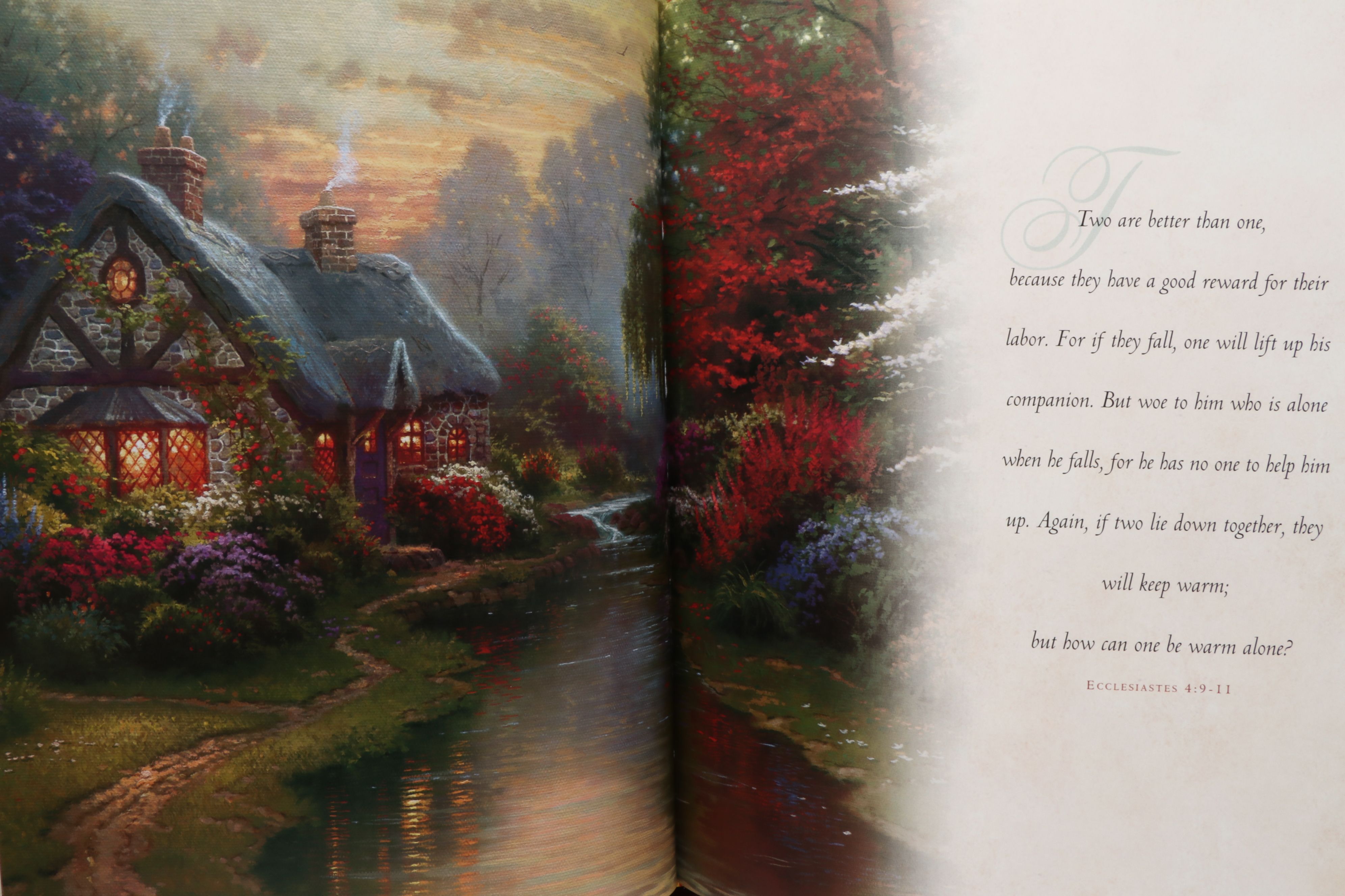 Thomas Kinkade Illustrated "Holy Bible" and "NASB Super Giant Print Bible"