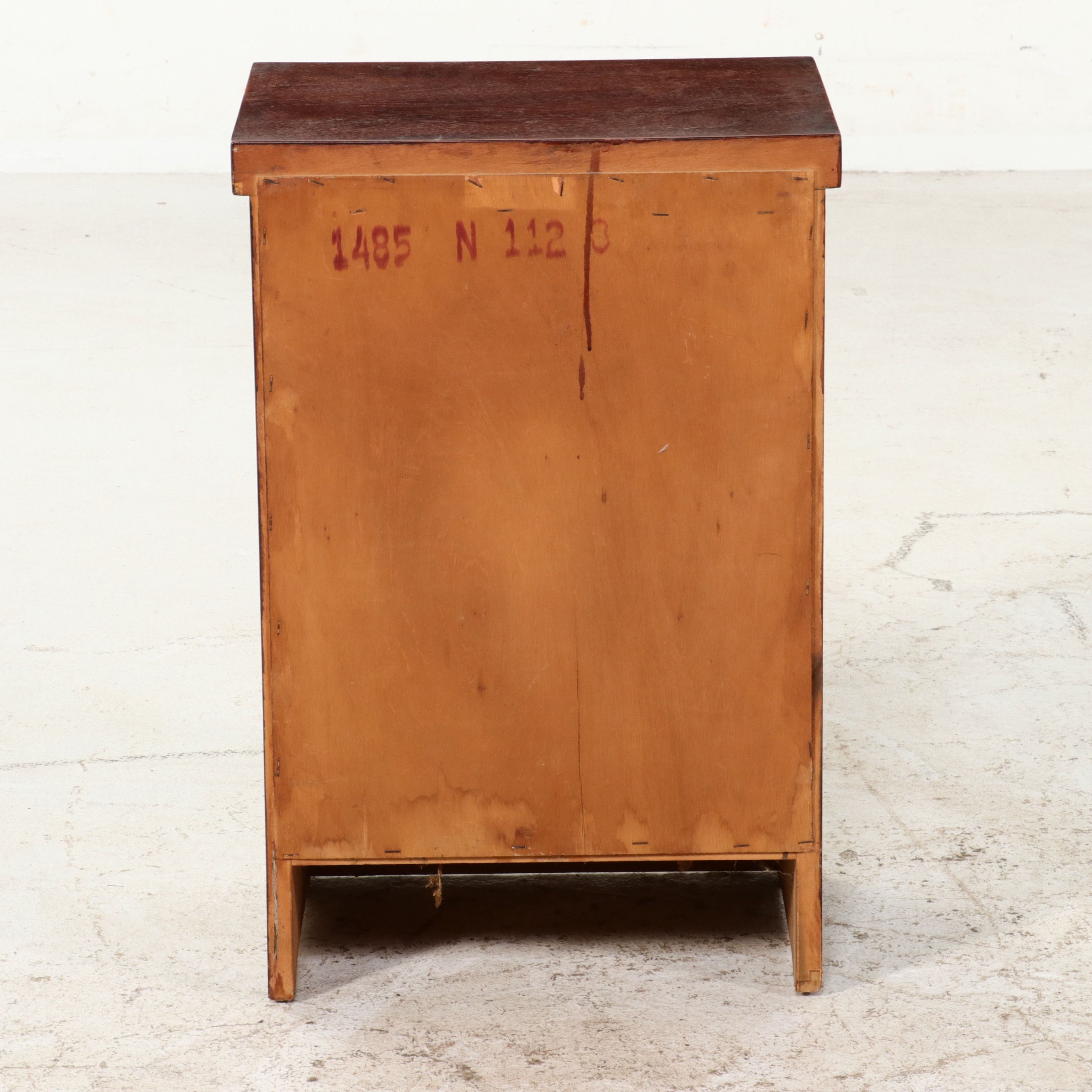 Mid Century Modern Biedermeier Style Nightstand, Mid-20th Century