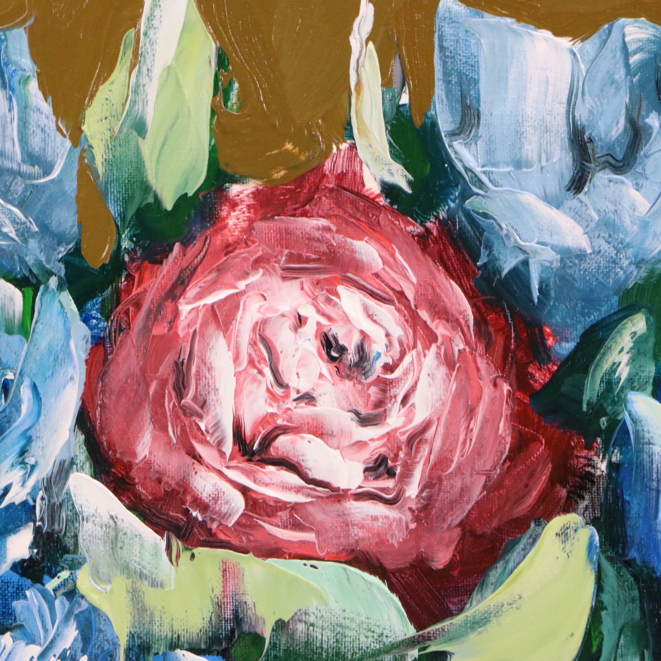 José M. Lima Floral Still Life Oil Painting, 2026