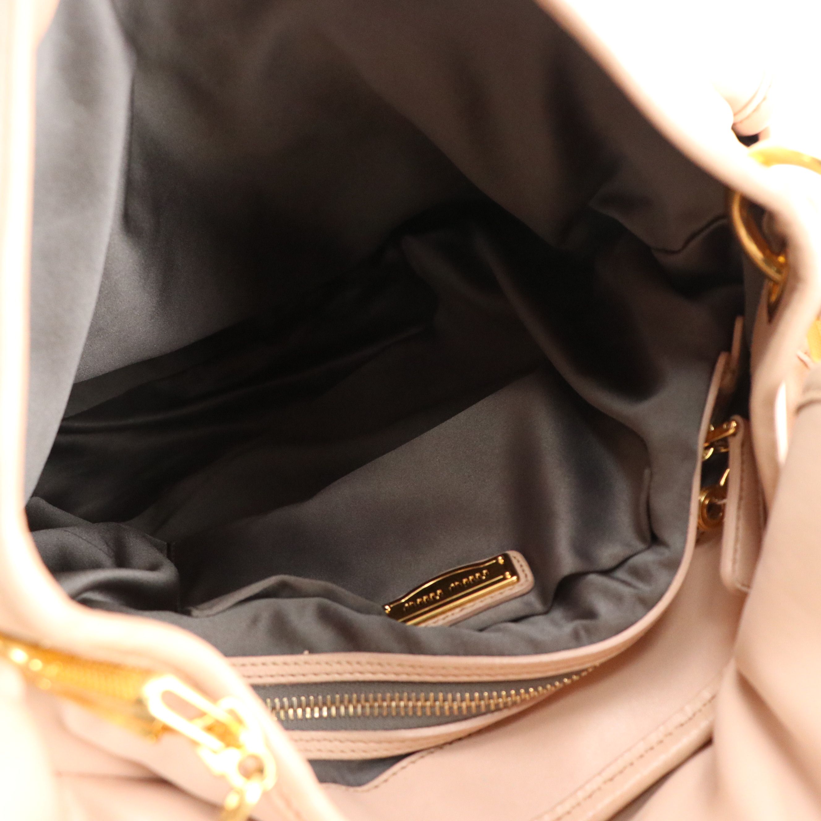 Miu Miu Coffer Hobo Braided Strap Two-Way Bag in Matelassé Calfskin Leather