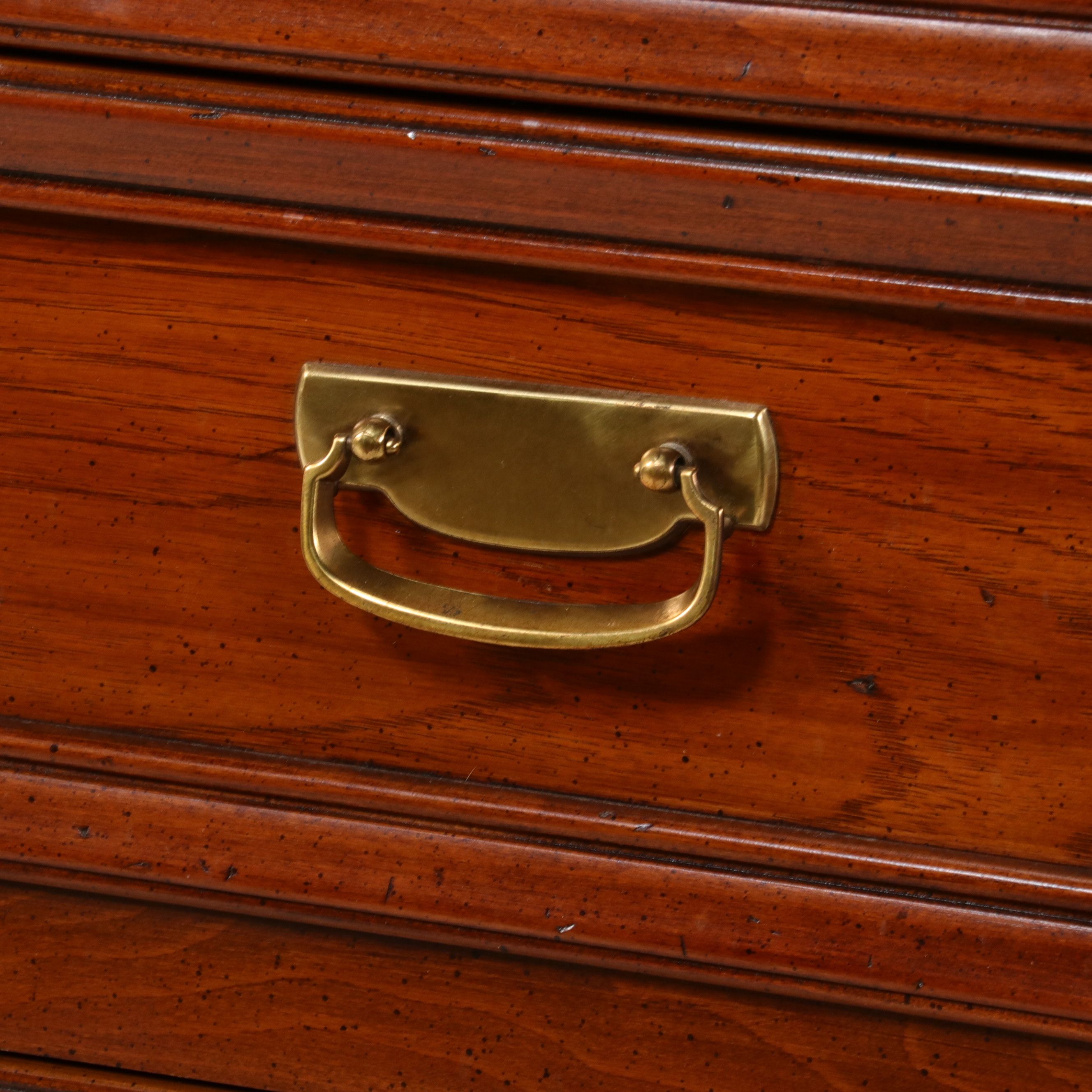 Huntley by Thomasville Campaign-Style Tall Chest of Drawers, Circa 1977