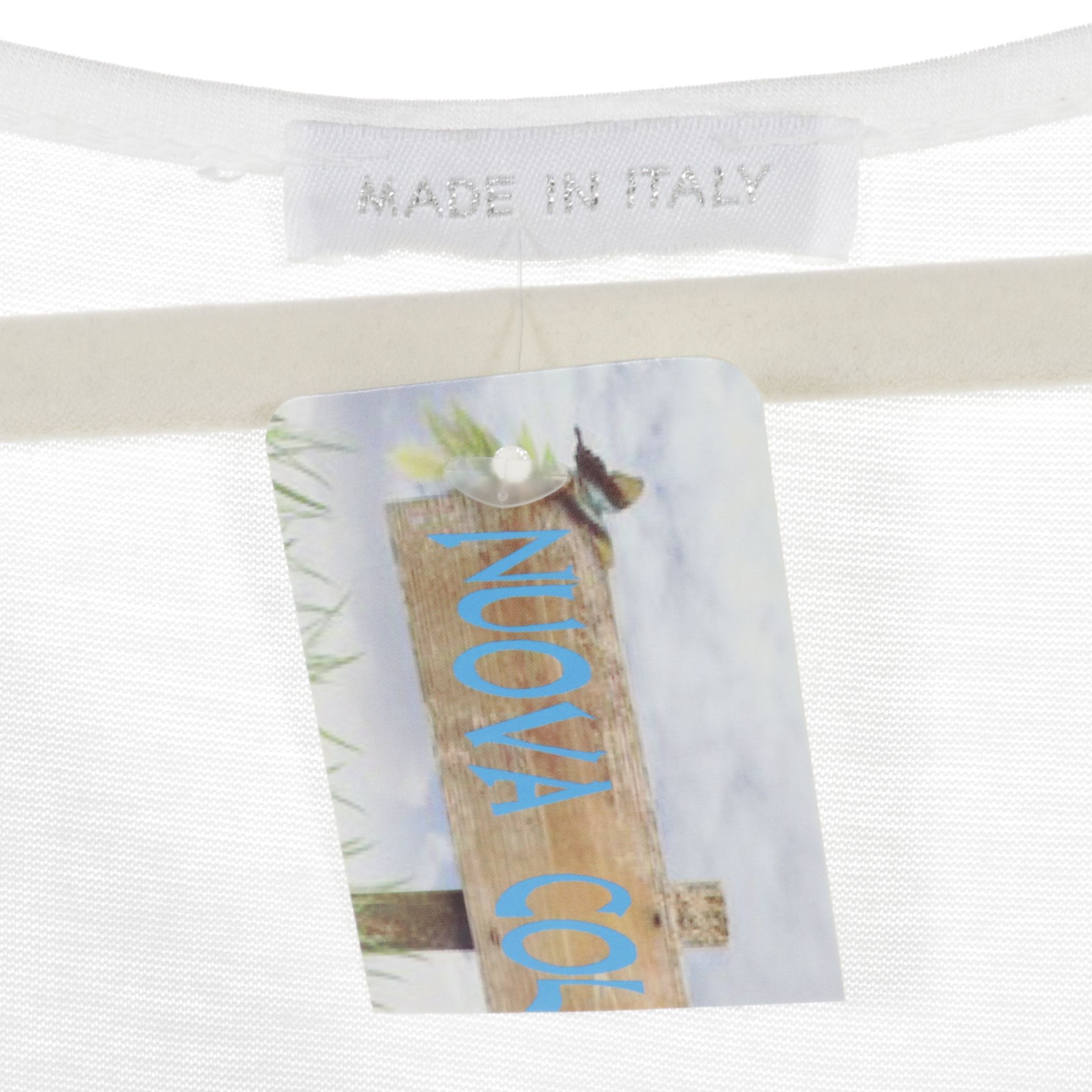 INC International Concepts Blue 3D Floral Tank Top and White Silk Blend Blouse